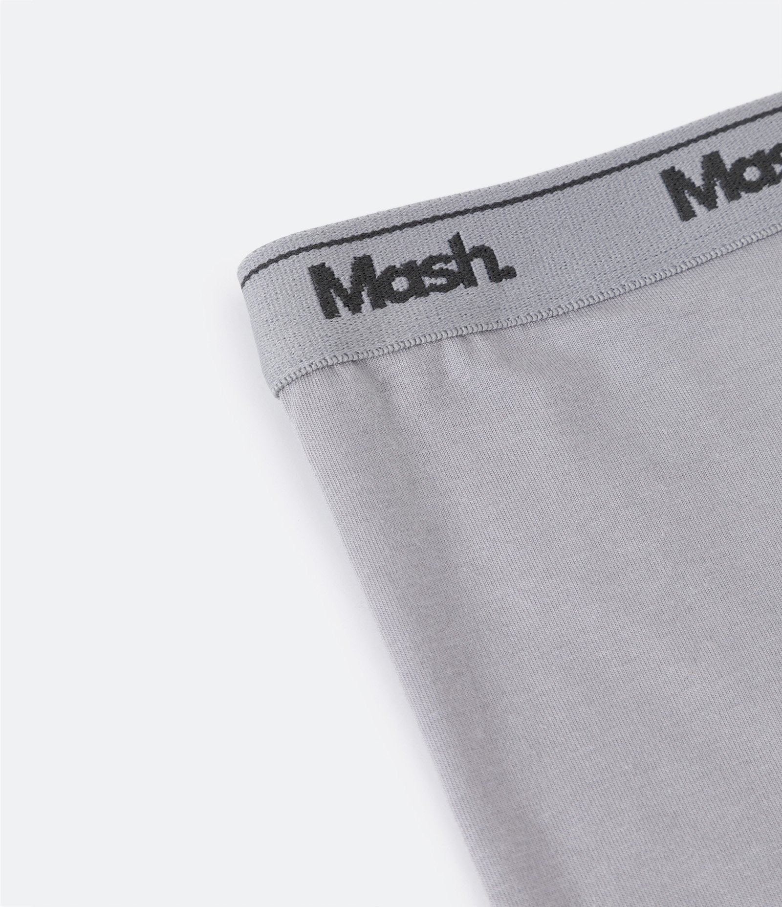 Cueca Boxer em Algodão com Cós Elástico Mash Cinza Claro 2