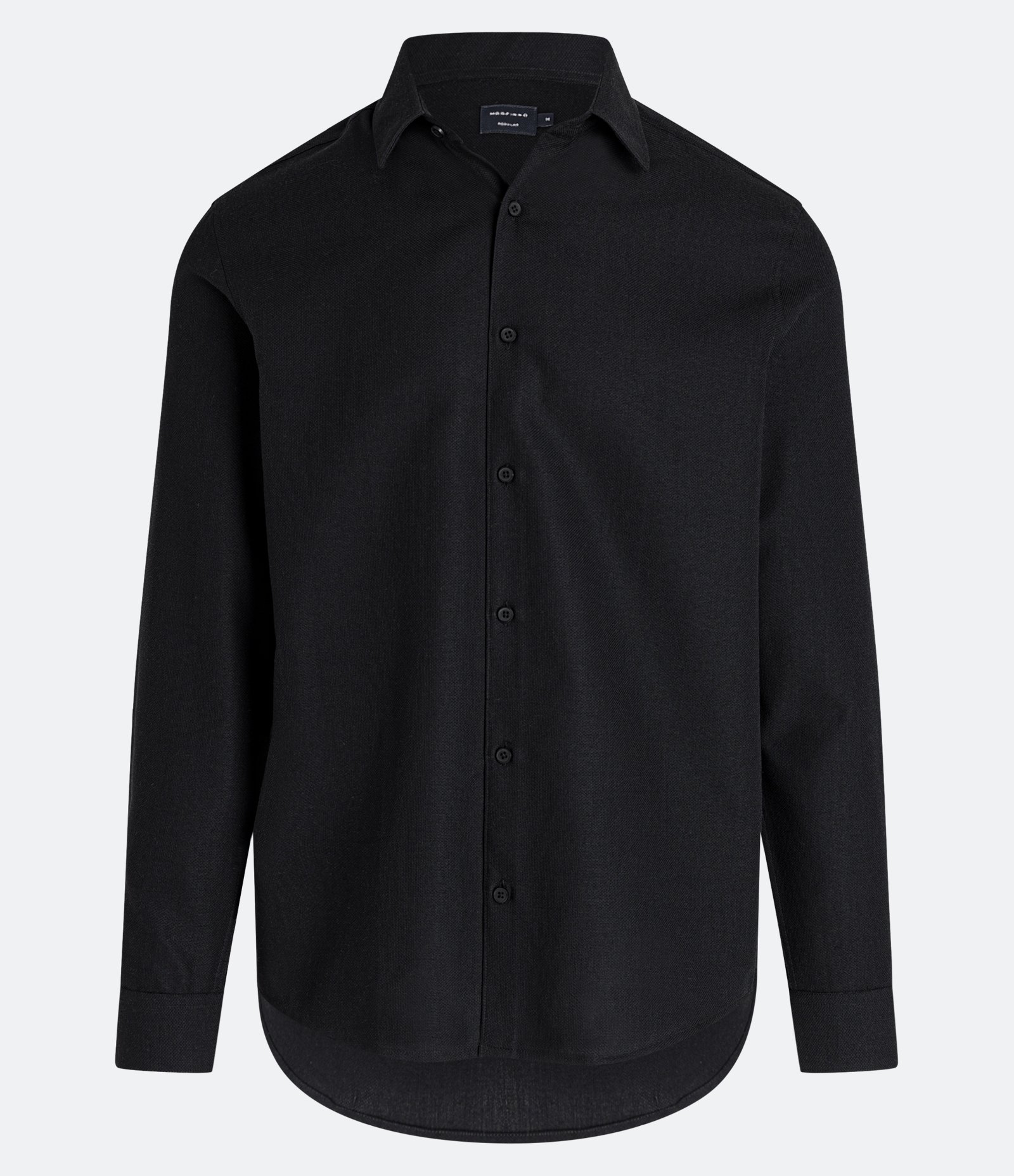 Camisa Regular em Algodão com Textura Maquinetada 1