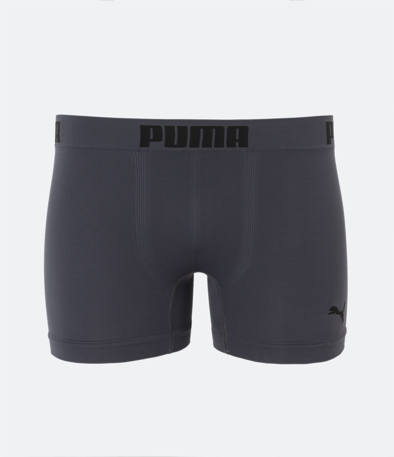 Cueca Boxer em Microfibra com Cós Elástico Puma Cinza Grafite 1