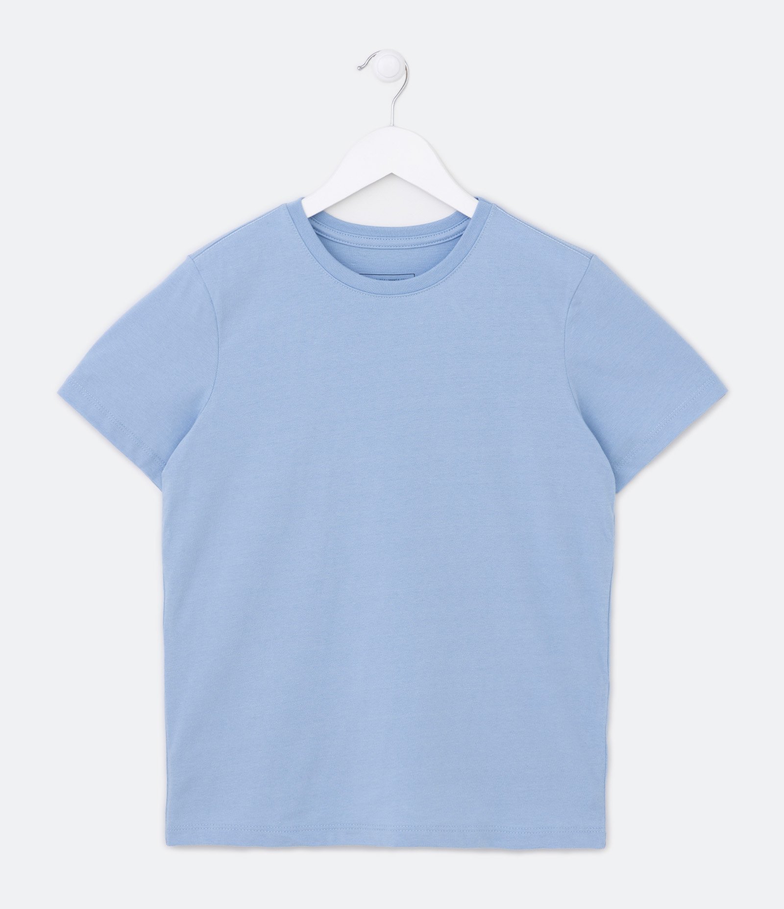 Camiseta Infantil Básica - Tam 5 a 14 Anos Azul Bebê 1