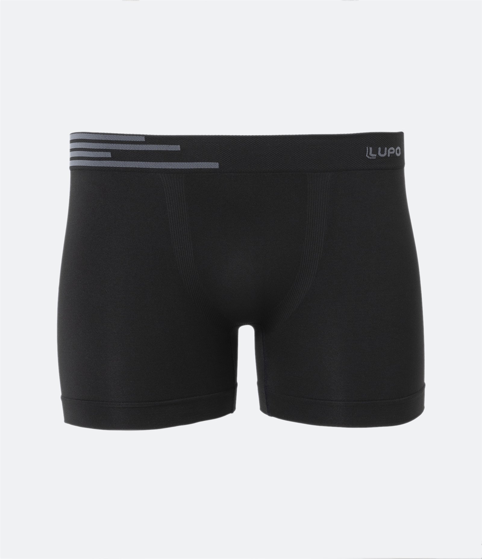 Cueca Boxer em Microfibra com Cós Elástico Lupo Preto 5