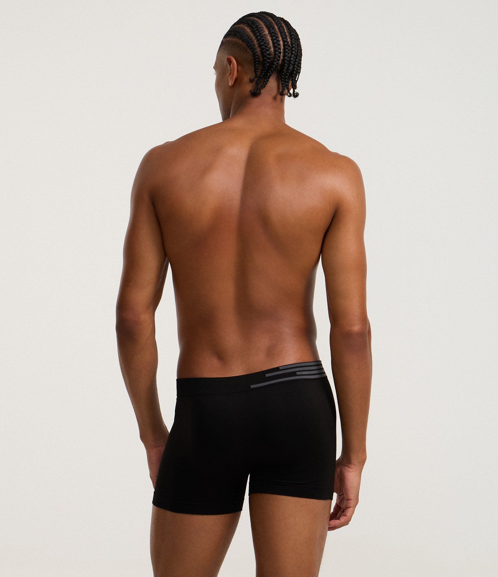 Cueca Boxer em Microfibra com Cós Elástico Lupo Preto 4