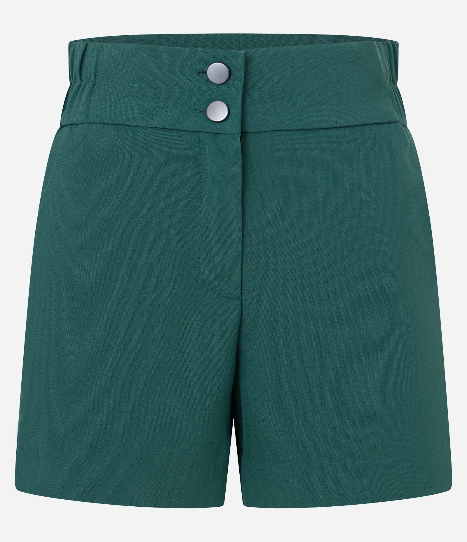 Short Alfaiatado com Cós Elástico e Abotoamento Duplo 6