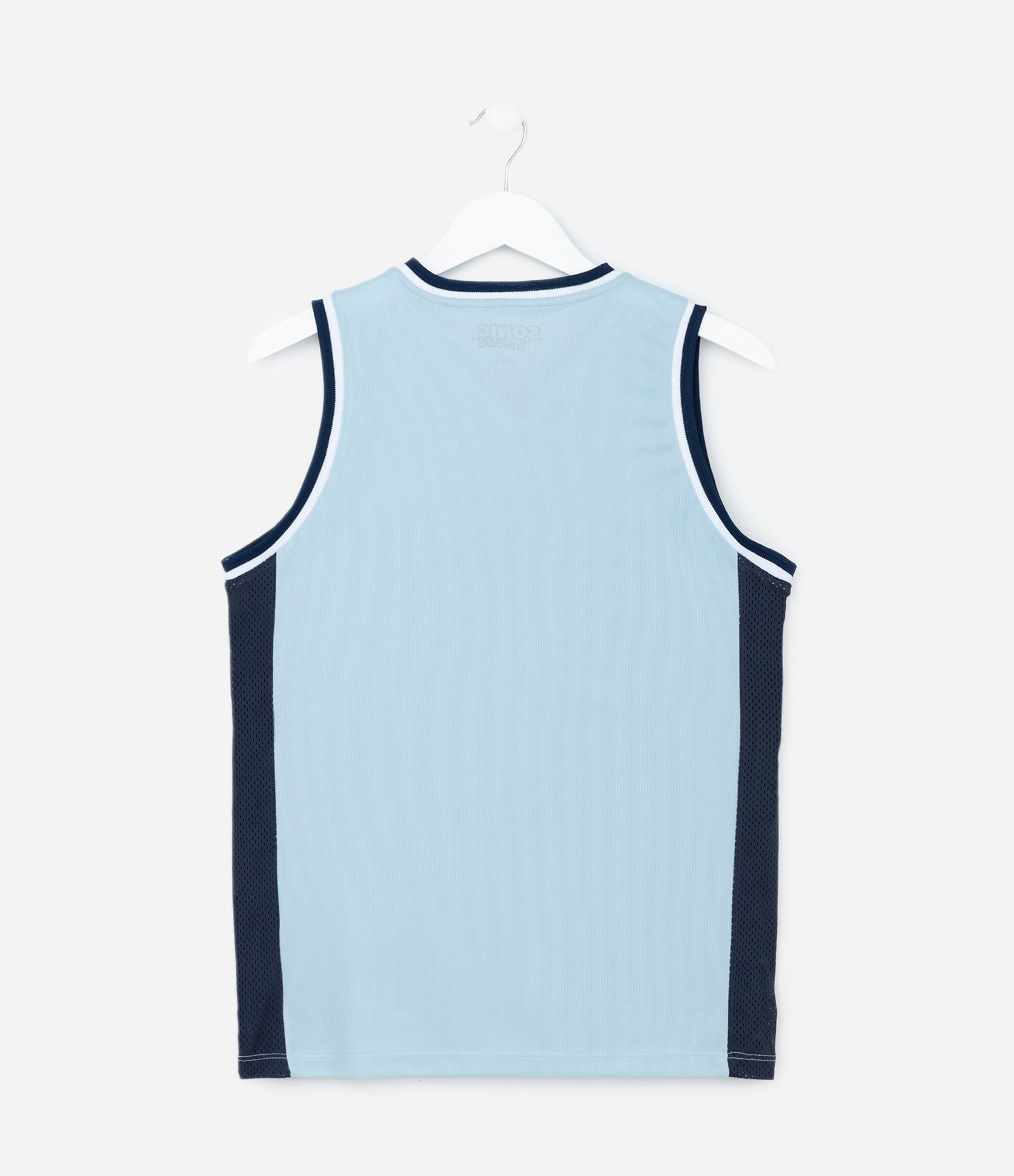 Regata Infantil com Estampa de Basquete do Sonic - Tam 5 a 12 anos Azul 2