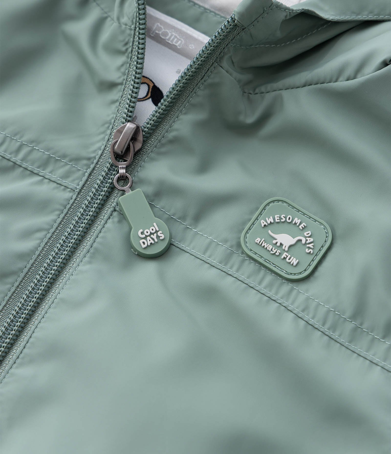 Jaqueta Quebra Vento Infantil em Microfibra - Tam 1 a 5 anos Verde 8