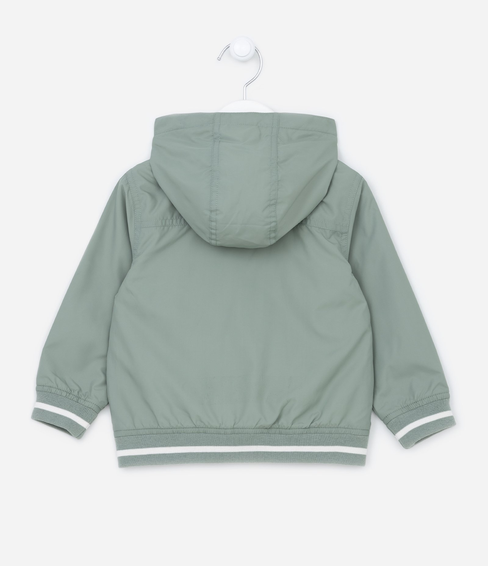 Jaqueta Quebra Vento Infantil em Microfibra - Tam 1 a 5 anos Verde 2