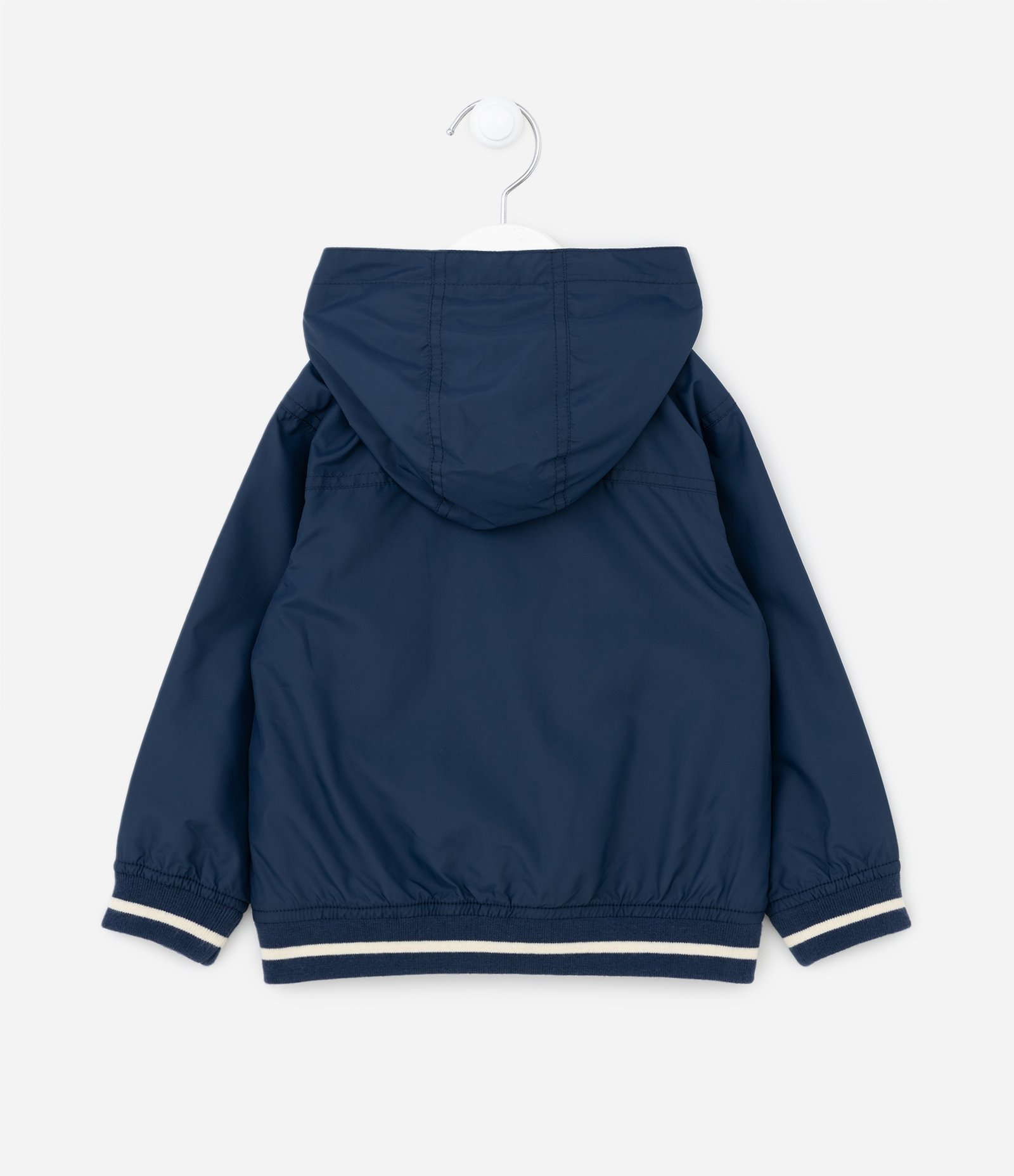 Jaqueta Quebra Vento Infantil em Microfibra - Tam 1 a 5 anos Azul 3