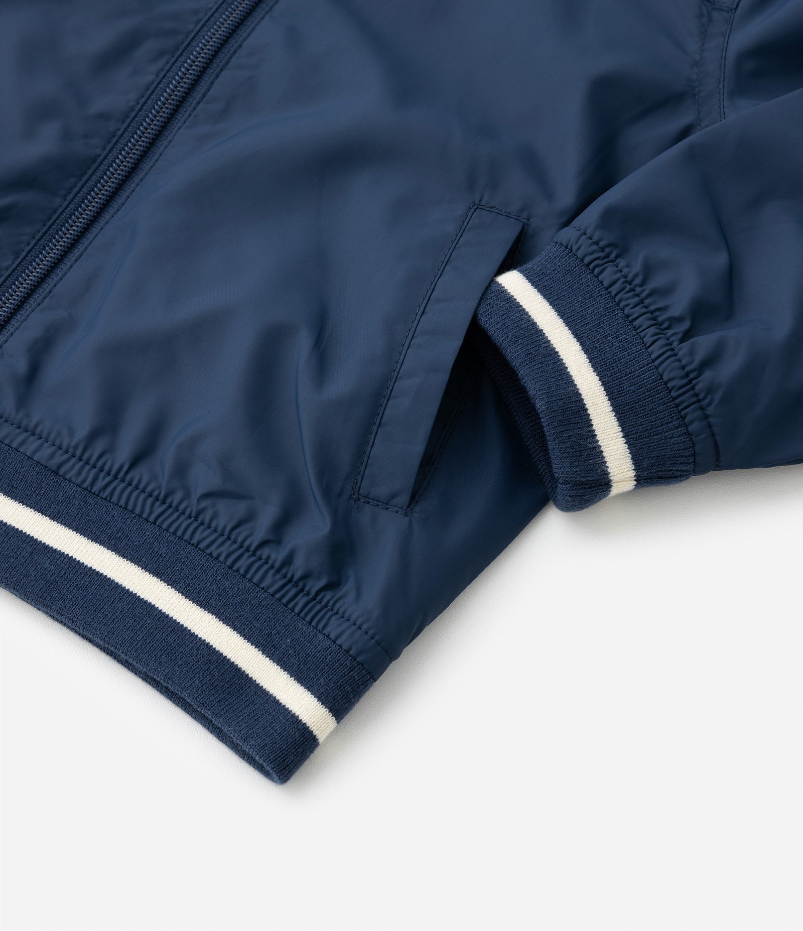 Jaqueta Quebra Vento Infantil em Microfibra - Tam 1 a 5 anos Azul 4