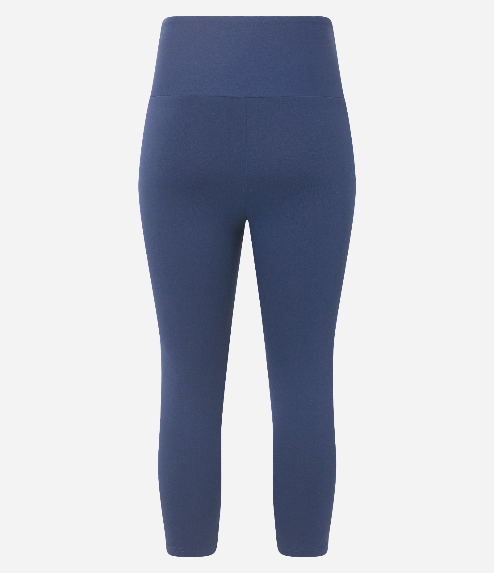 Calça Corsário Esportiva Básica em Microfibra com Cós Amplo Azul Marinho 6