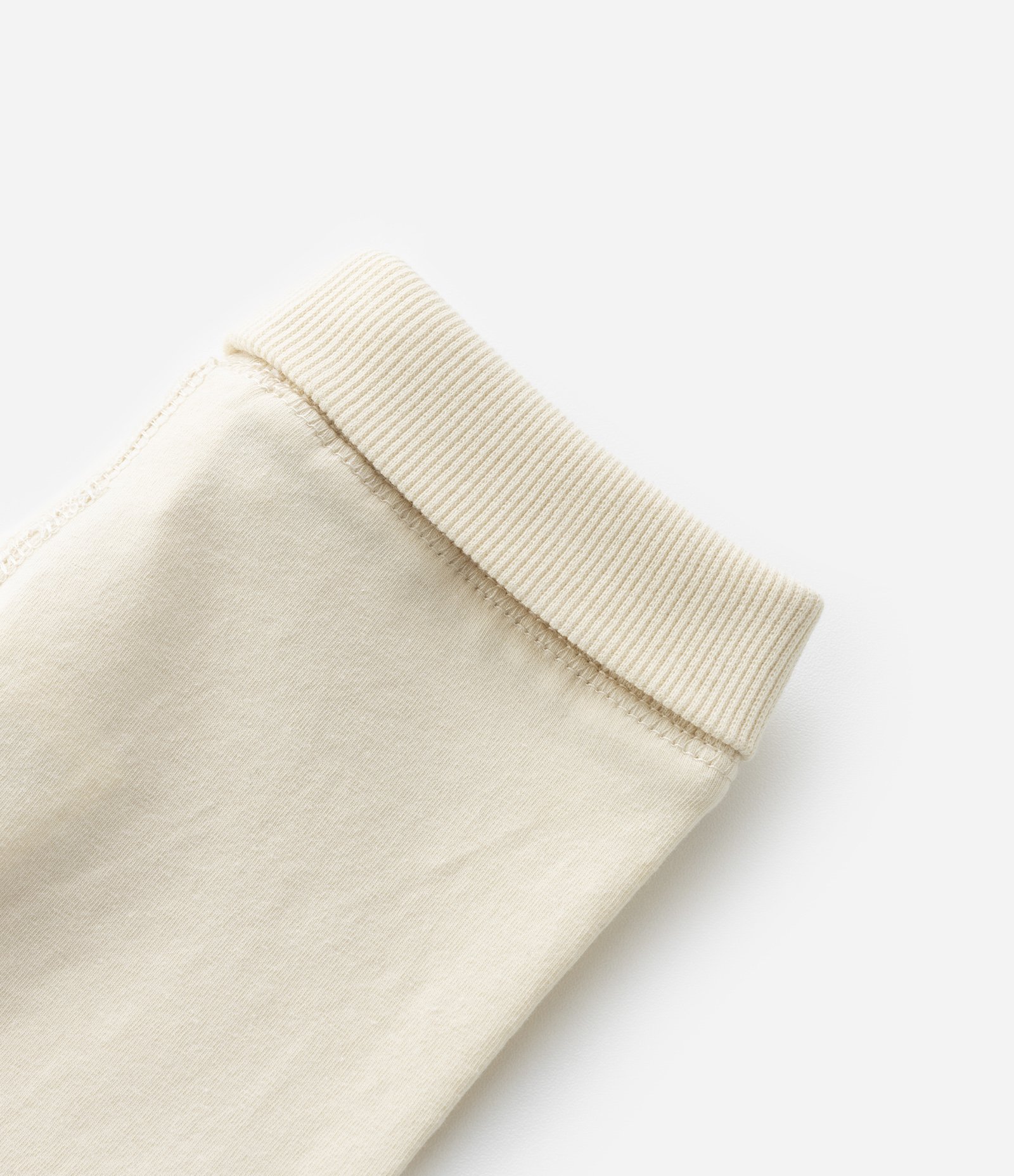 Calça Infantil com Cós Virado e Punhos Canelados - Tam RN a 18 Meses 3