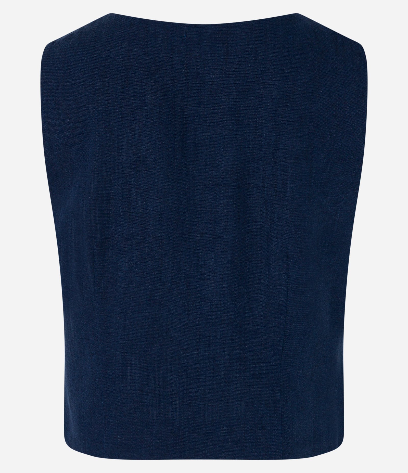 Colete em Viscolinho Mescla com Decote V 7