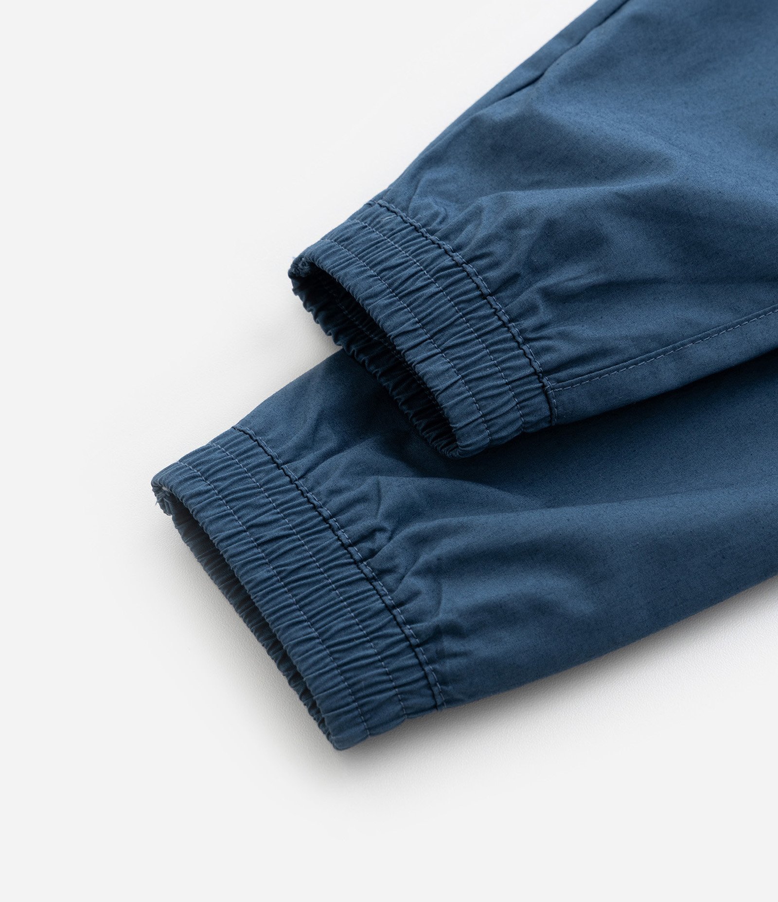 Calça Infantil em Sarja com Bolsos e Recortes - Tam 1 a 5 anos Azul 6