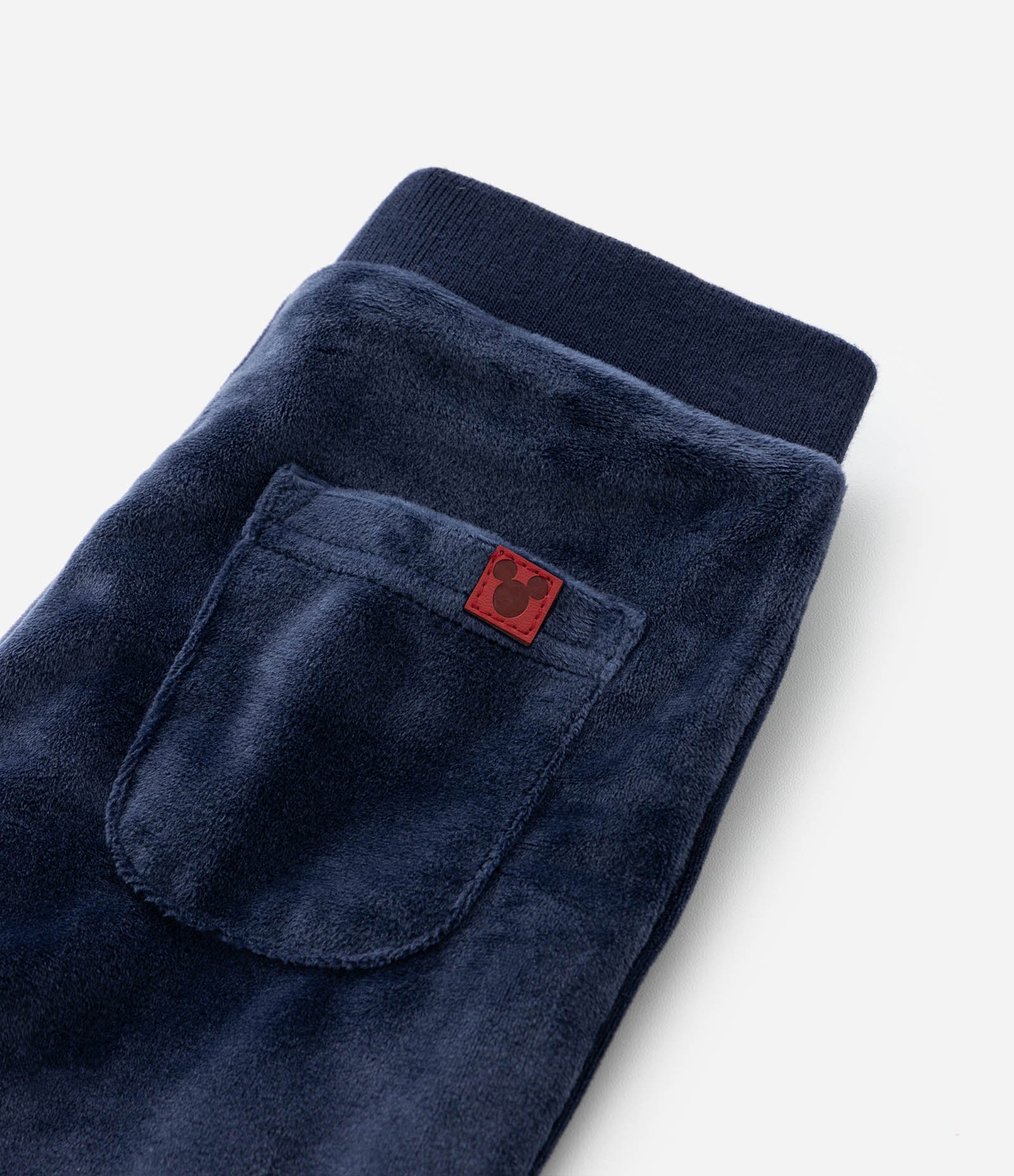 Conjunto Longo Infantil em Fleece com Bordado do Mickey - Tam 1 a 5 anos Azul 8