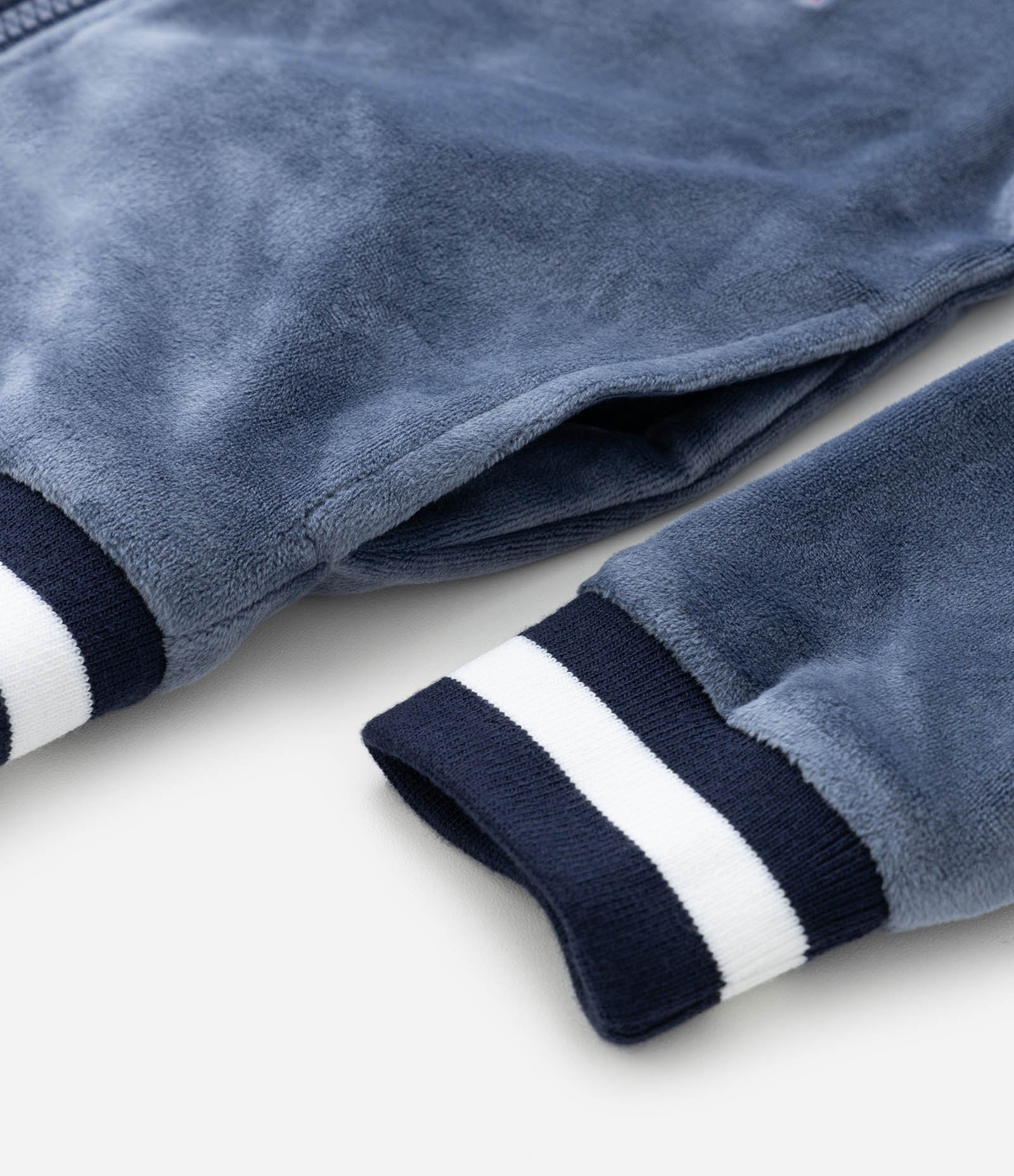 Conjunto Longo Infantil em Fleece com Bordado do Mickey - Tam 1 a 5 anos Azul 5