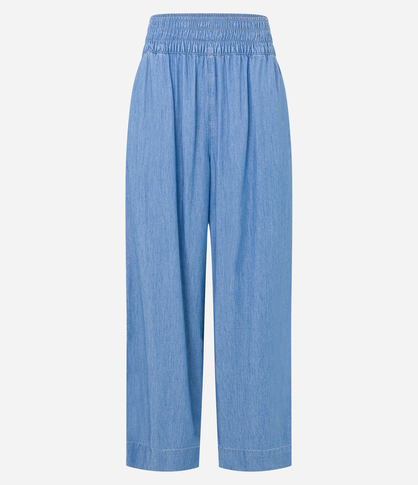 Calça Pantacourt em Liocel com Cintura Alta e Barra Larga 5