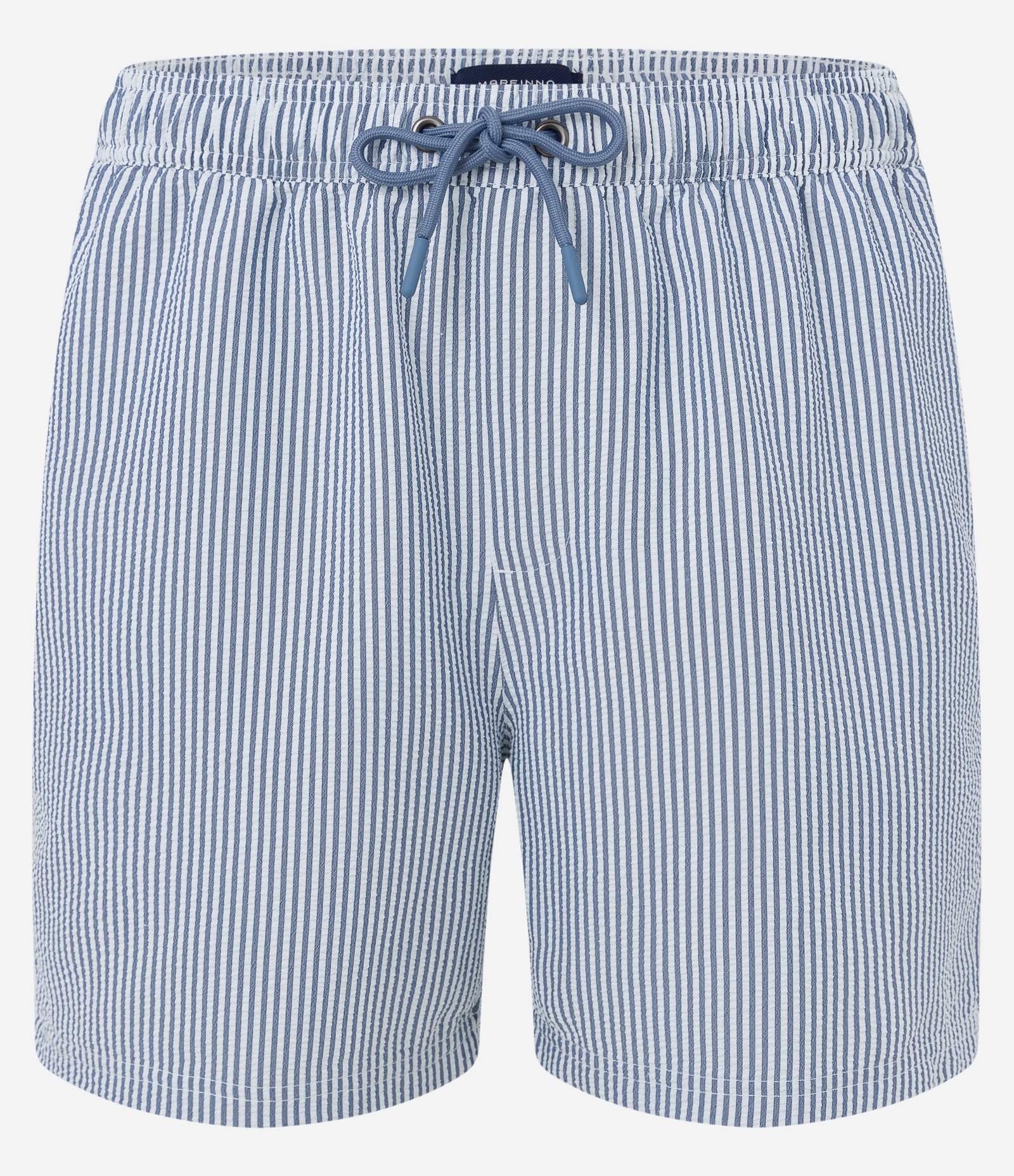 Bermuda de Praia Listrada em Microfibra com Textura Anarruga 5