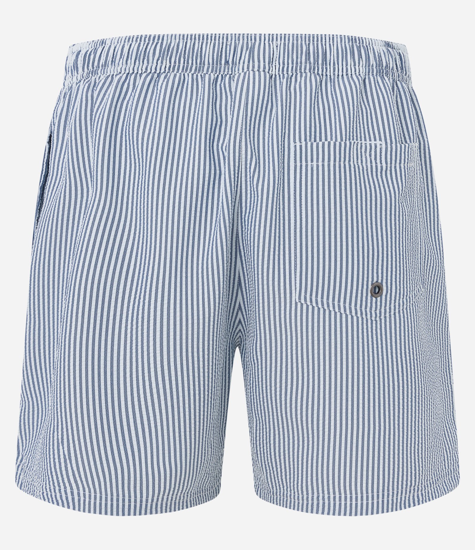 Bermuda de Praia Listrada em Microfibra com Textura Anarruga 6