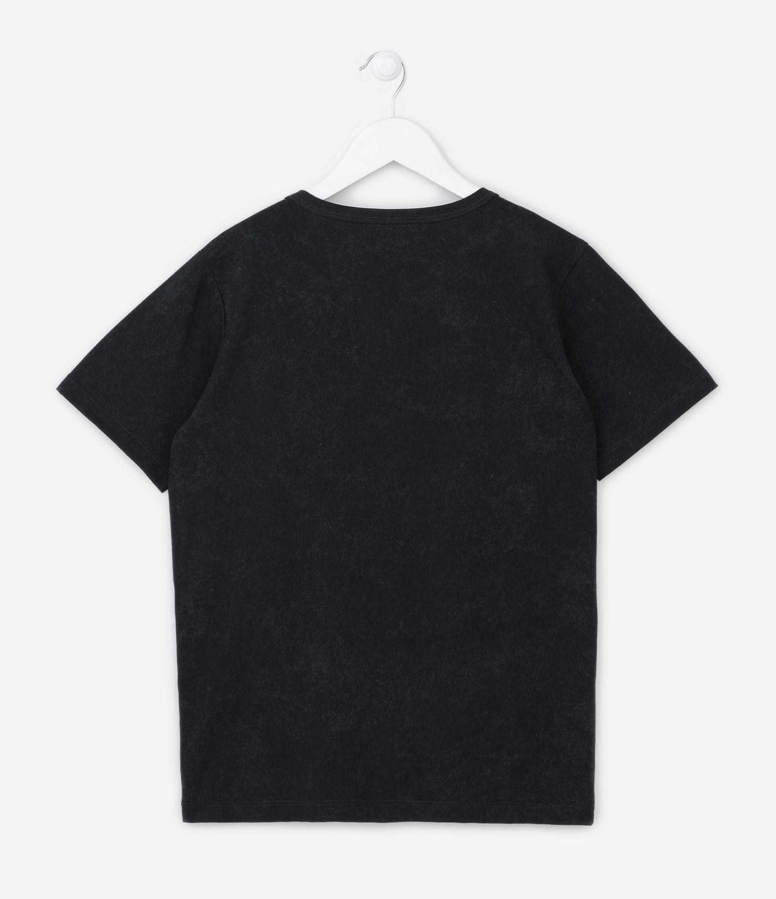 Camiseta Infantil com Estampa do Mário Bross - Tam 4 a 12 anos Preto 2