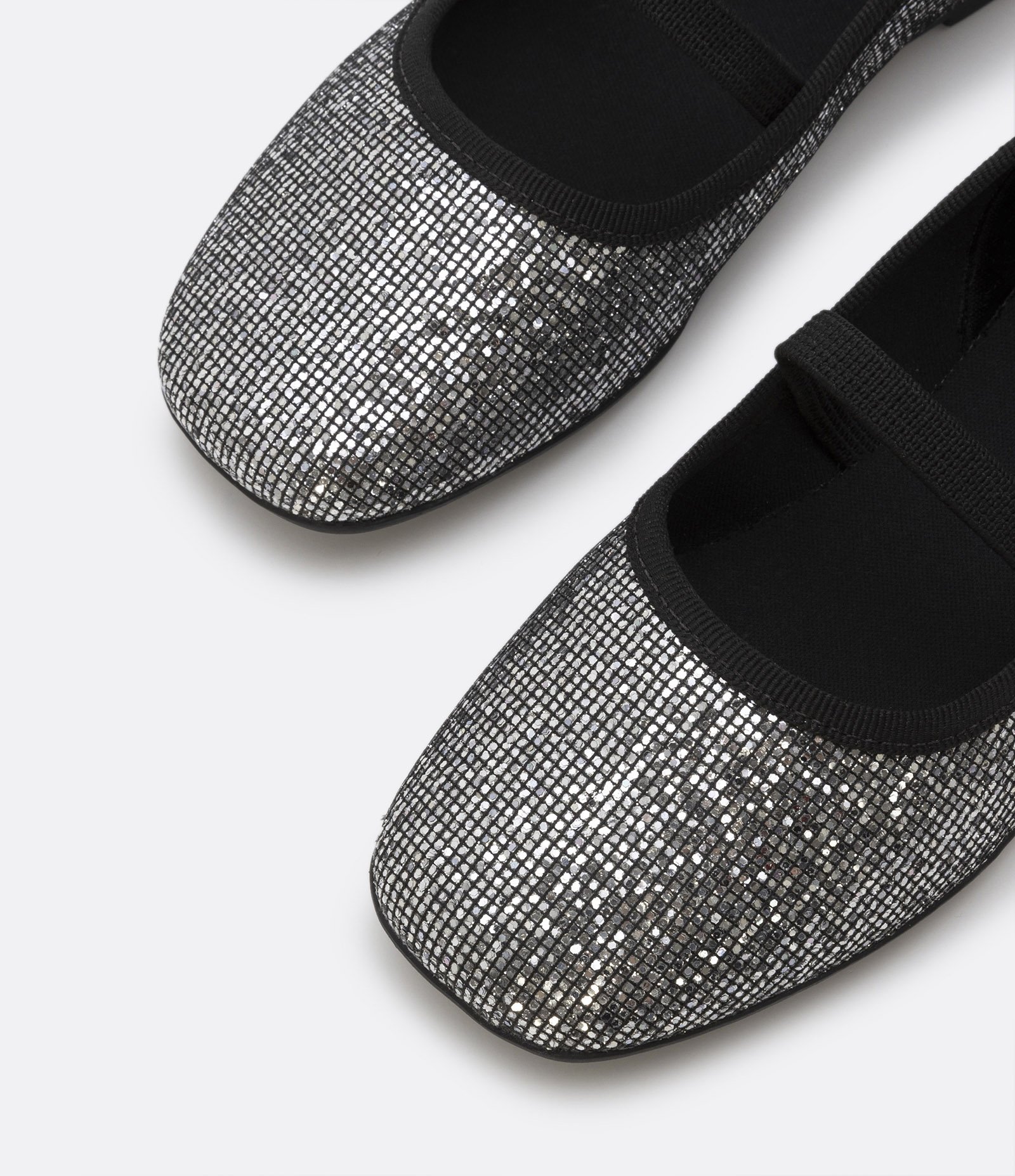 Sapatilha Infantil com Brilho e Tira Superior - Tam 28 ao 37 Preto 5