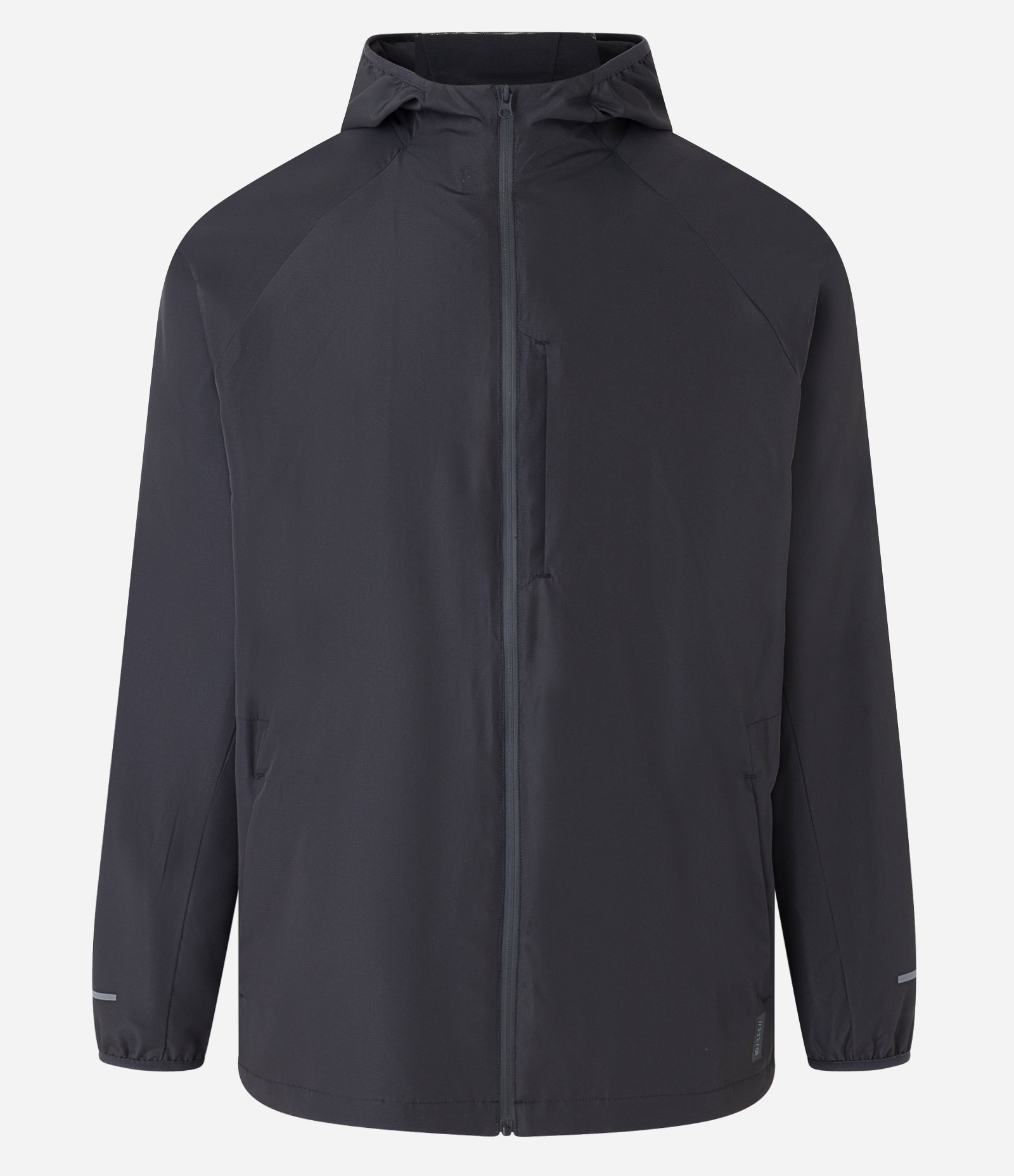 Jaqueta Esportiva com Punhos Ajustados e Capuz Preto 5