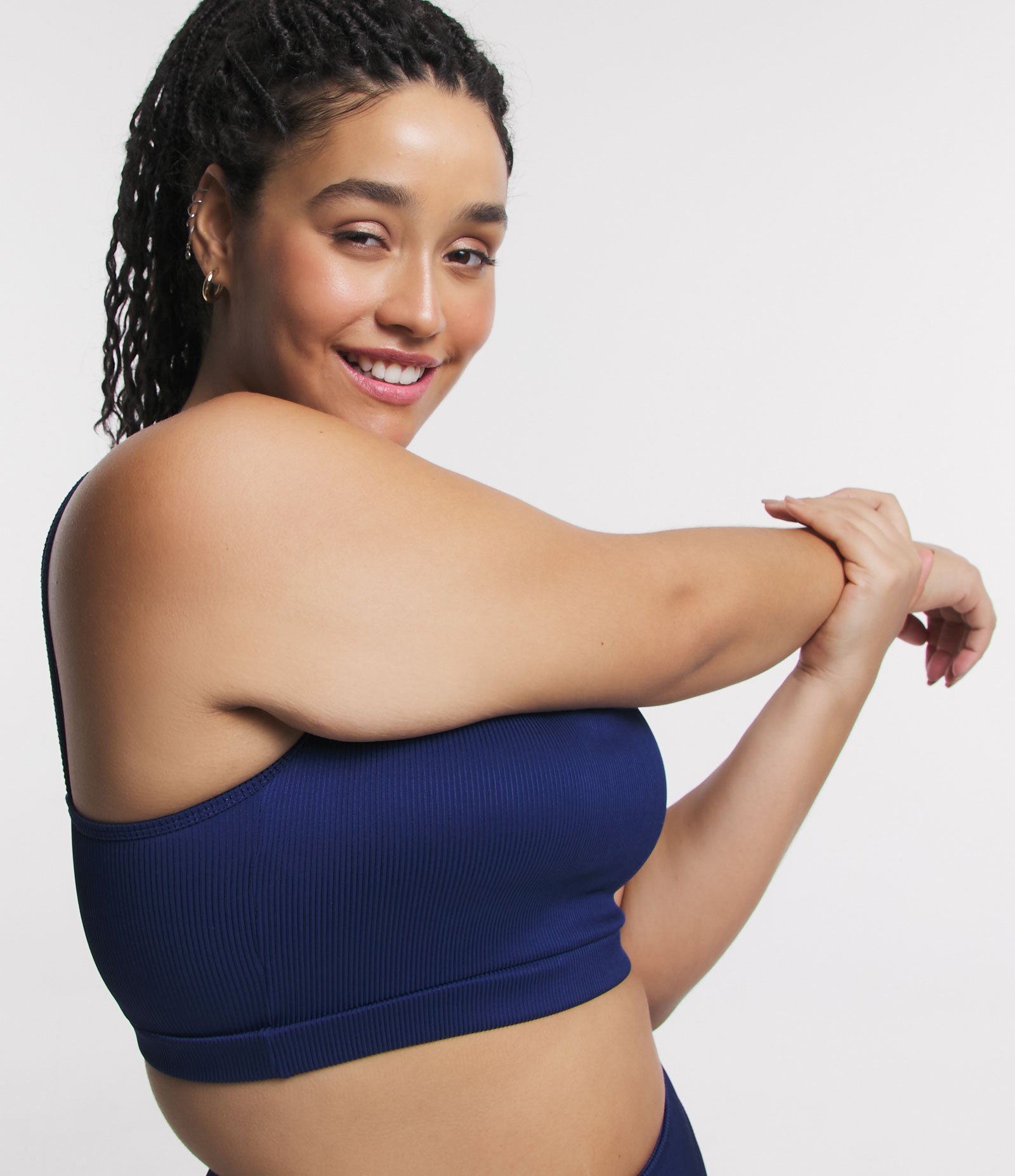 Top Esportivo em Ribana com Alça Larga Curve & Plus Size 4