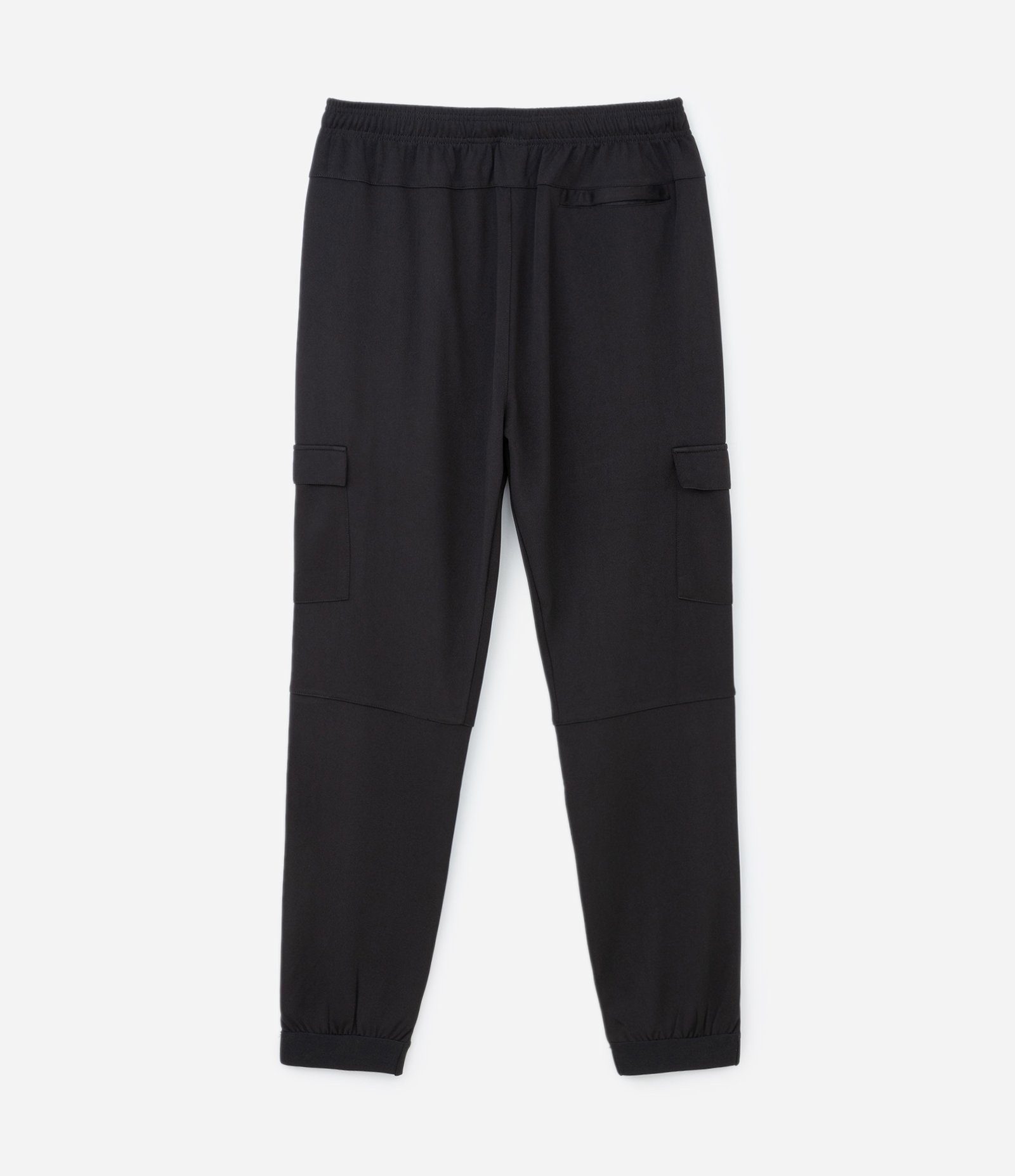 Calça em Microfibra com Bolso Cargo Preto 6