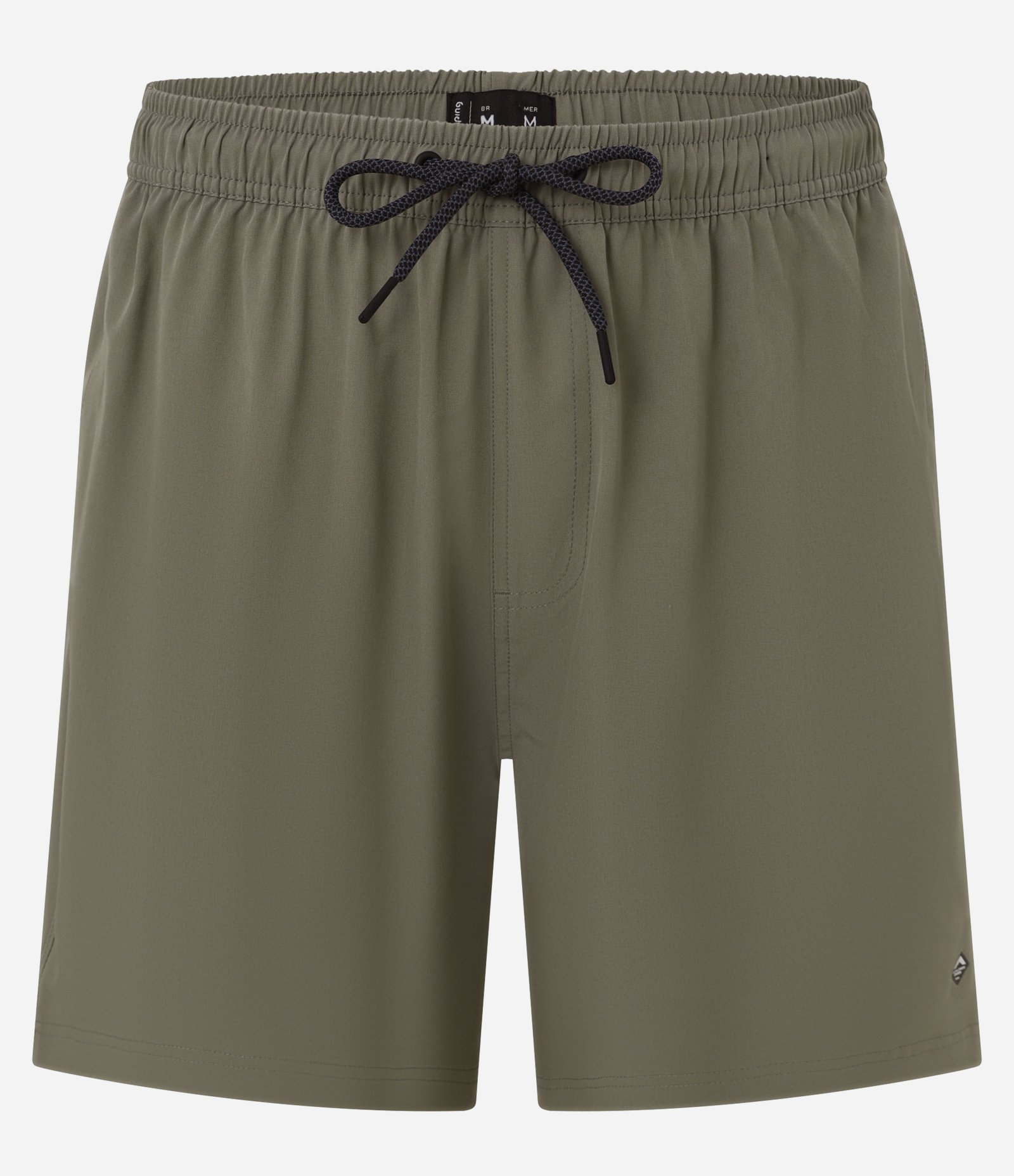 Bermuda com Bolsos e Etiqueta Emborrachada na Barra Verde 7