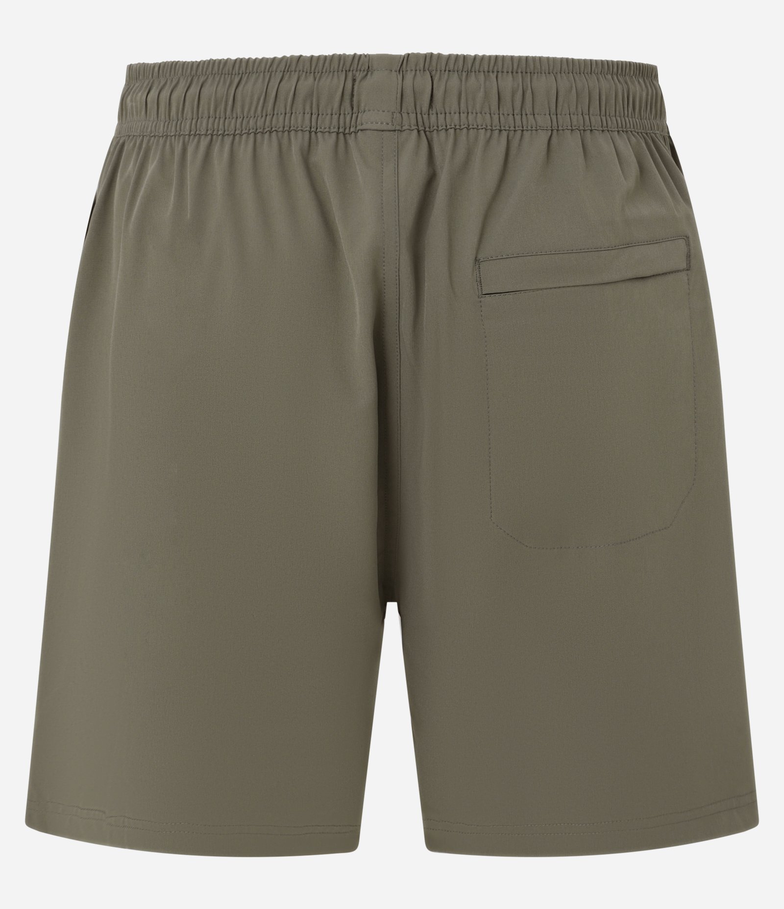 Bermuda com Bolsos e Etiqueta Emborrachada na Barra Verde 8