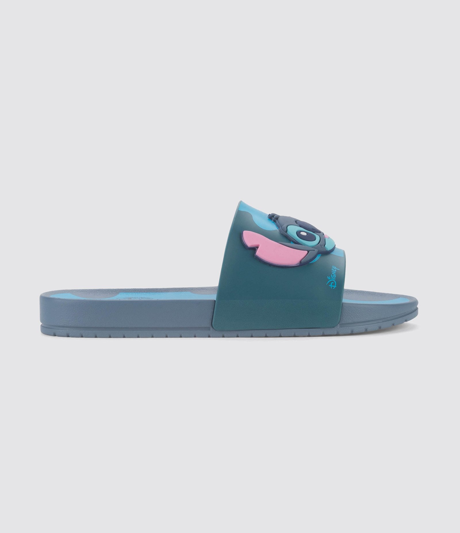 Chinelo Slide Infantil com Patch do Stitch - Tam 23/24 ao 34 Azul 2