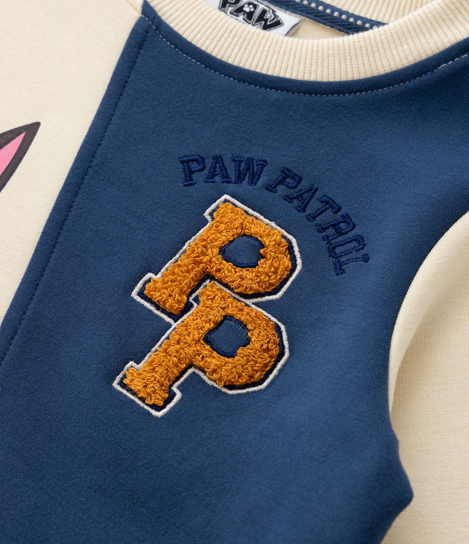 Blusão Infantil com Estampa do Chase da Patrulha Canina - Tam 2 a 5 anos Bege 3