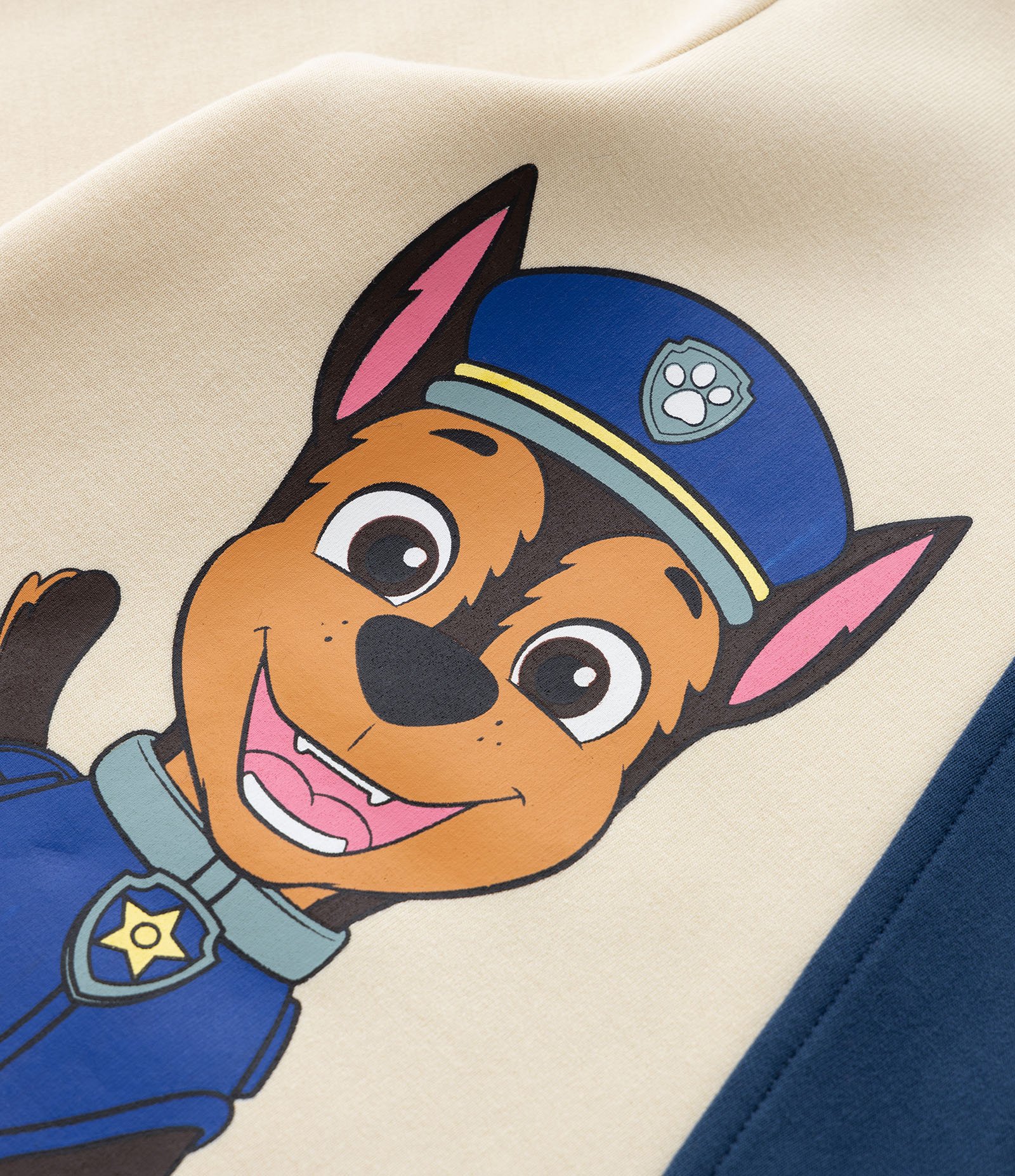 Blusão Infantil com Estampa do Chase da Patrulha Canina - Tam 2 a 5 anos Bege 4