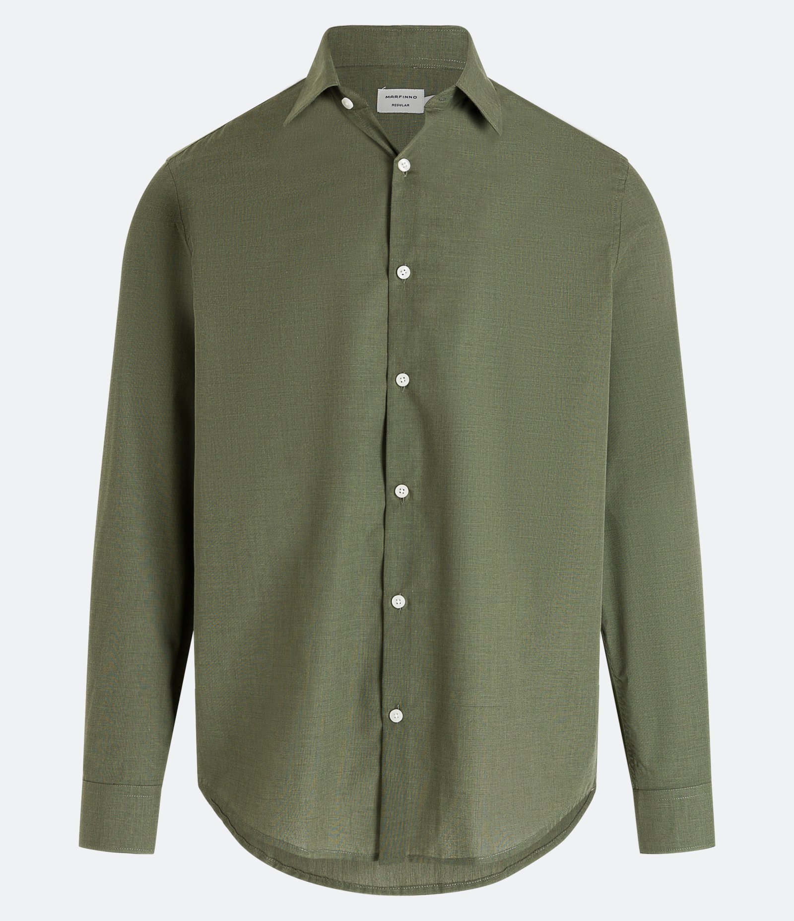 Camisa Regular Básica em Algodão com Fil a Fil 5