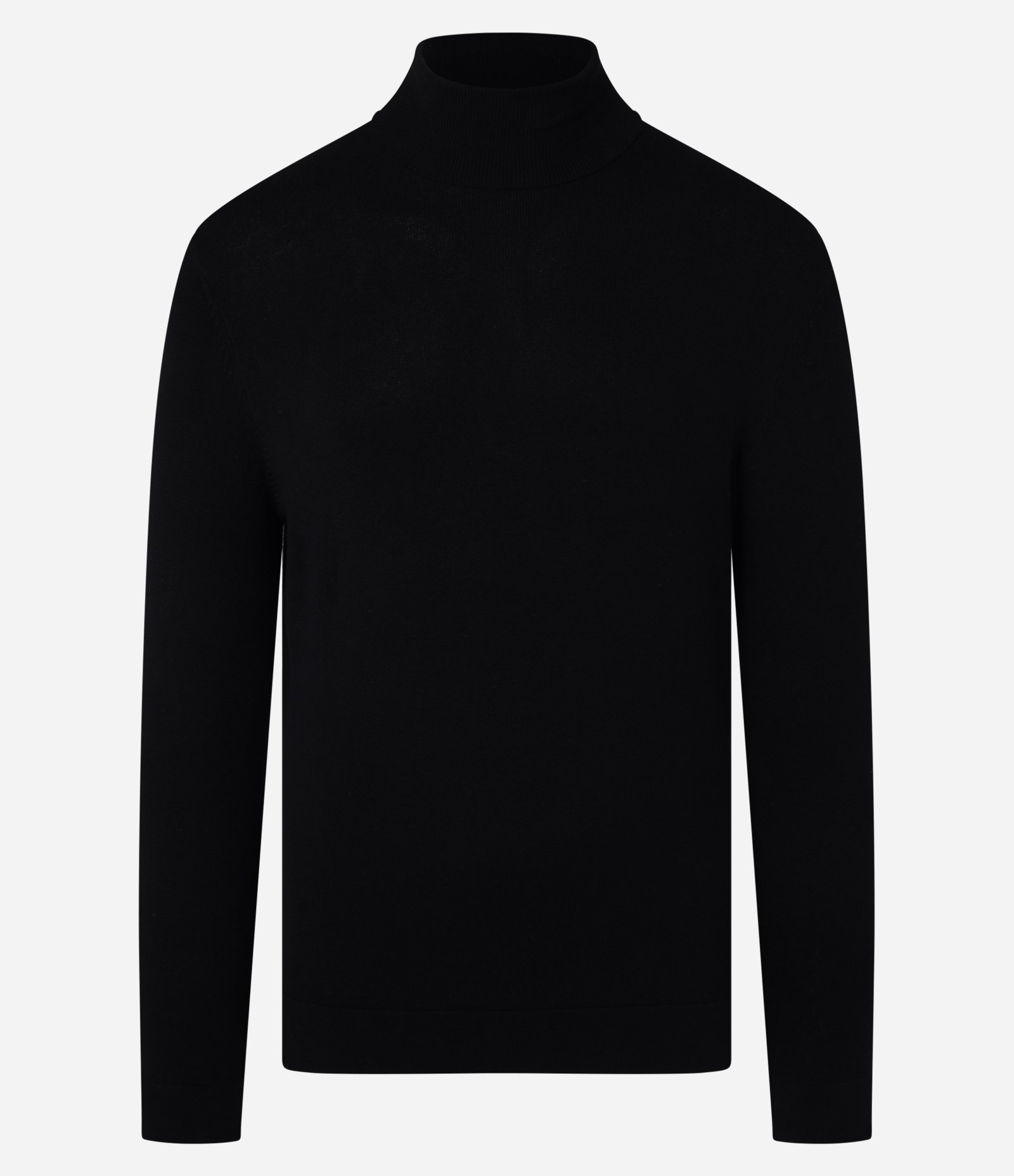 Suéter Slim em Tricô com Textura e Gola Alta 1