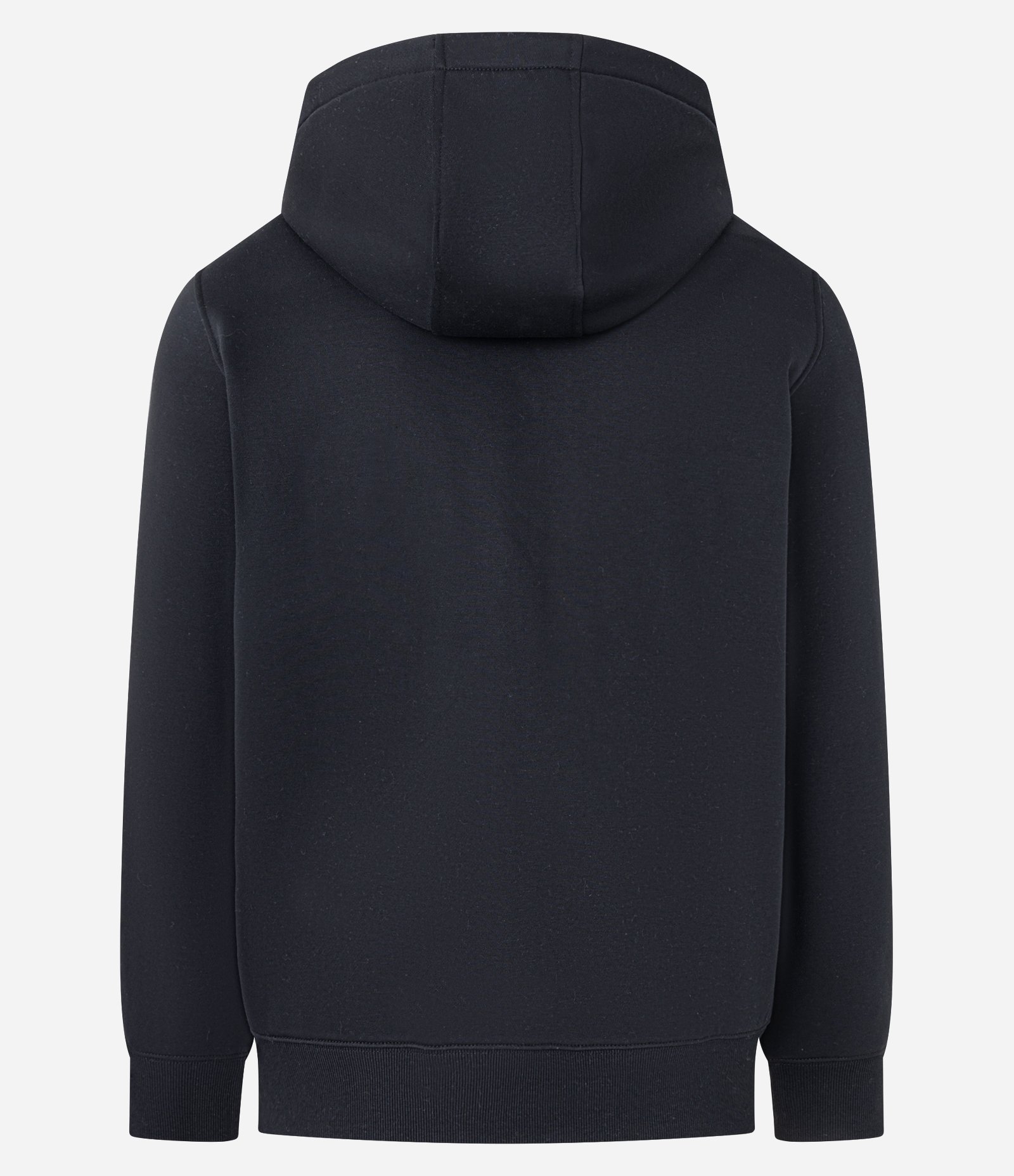 Casaco Básico em Moletom com Capuz e Zíper Frontal Preto 8