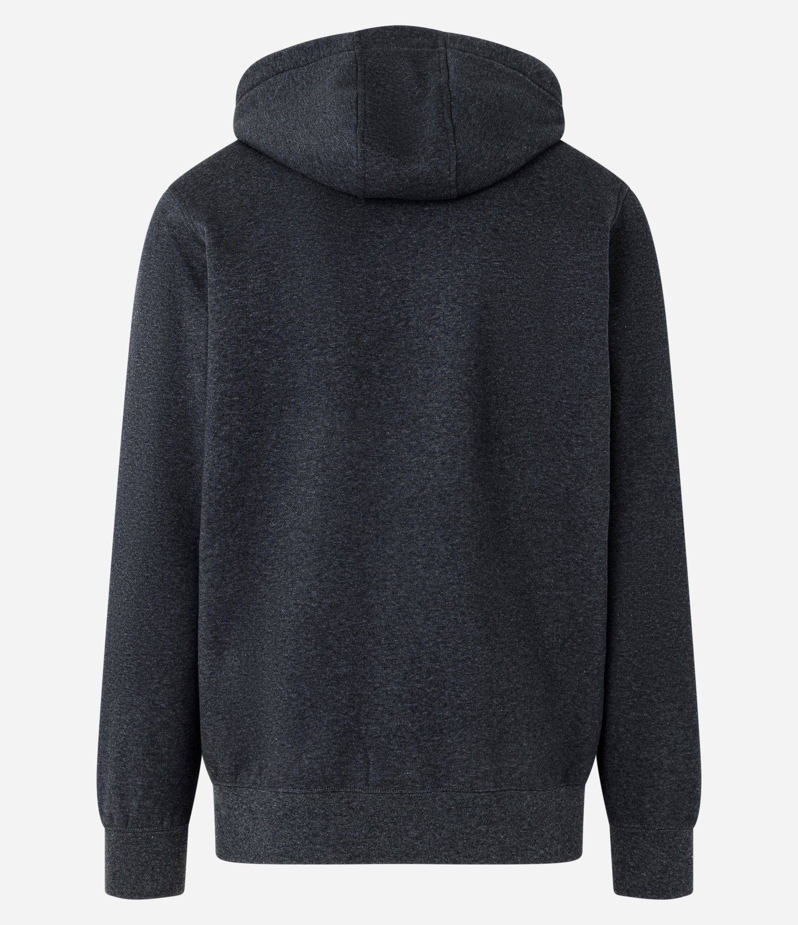 Casaco Básico em Moletom com Capuz e Zíper Frontal Cinza Escuro 7