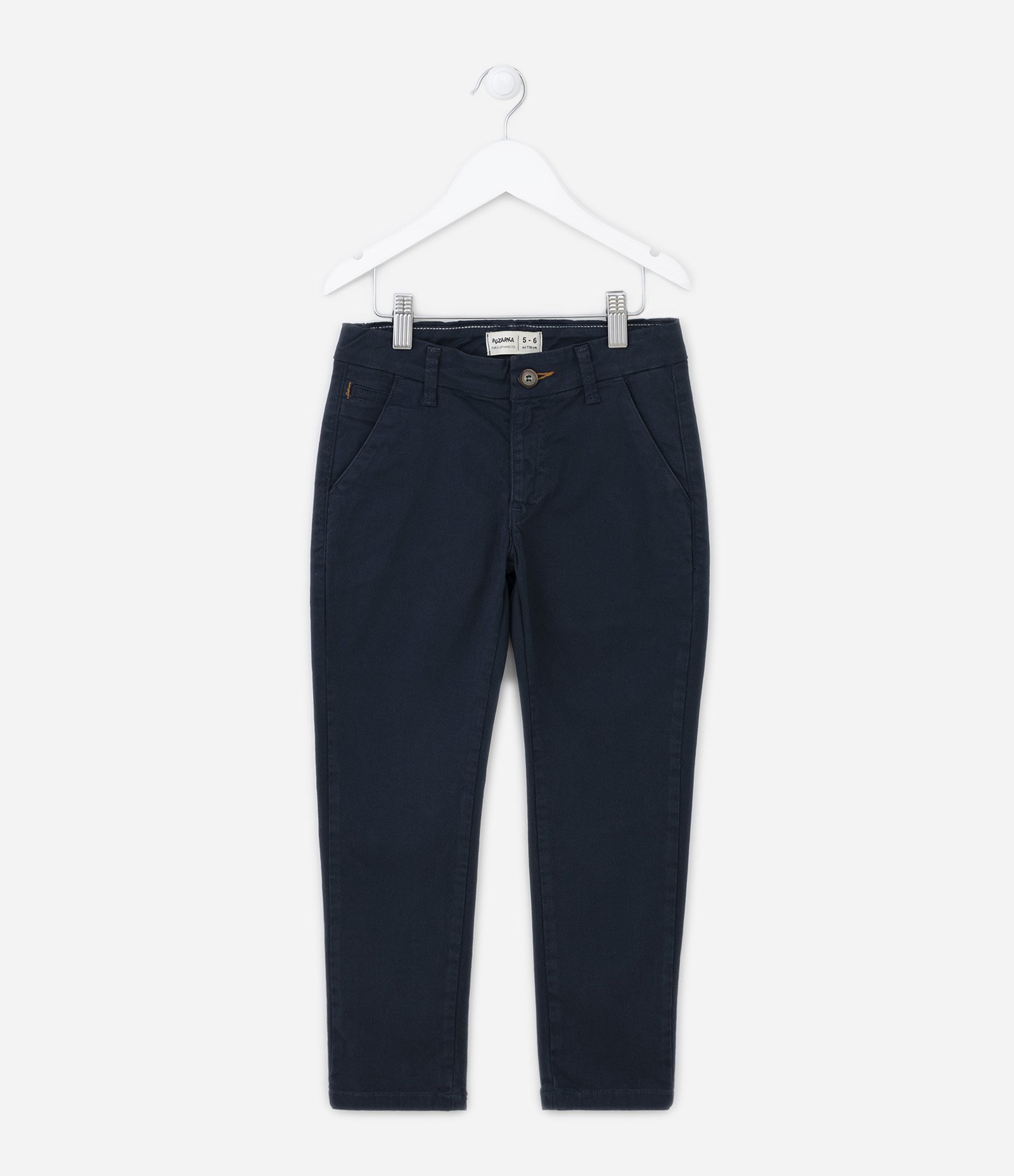 Calça Slim Infantil com Bolsos - Tam 5 a 14 anos 1