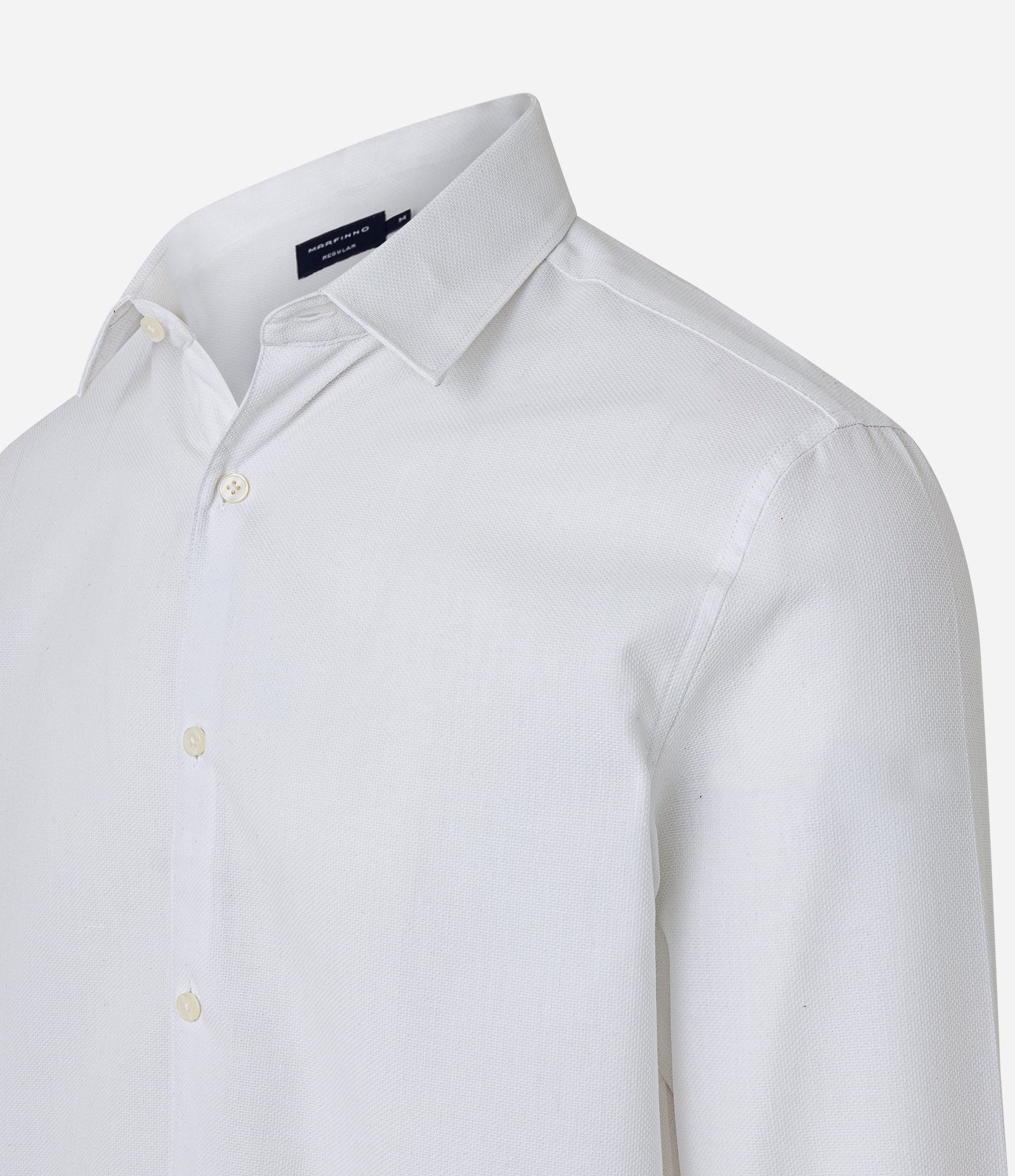 Camisa Regular em Algodão com Textura Maquinetada 8