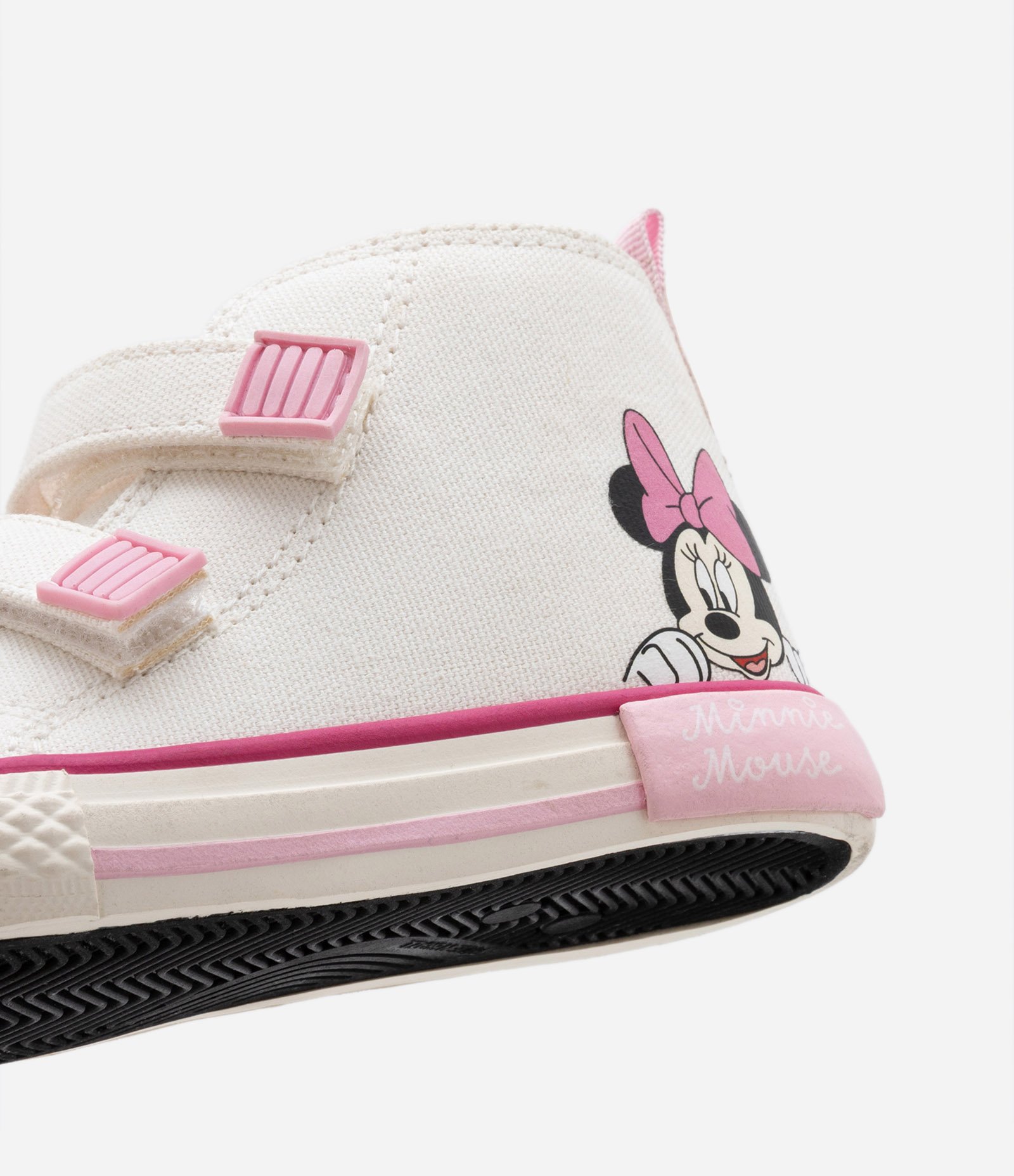 Tênis Botinha Infantil com Velcro e Estampa da Minnie e Daisy - Tam 20 ao 27 Off White 4