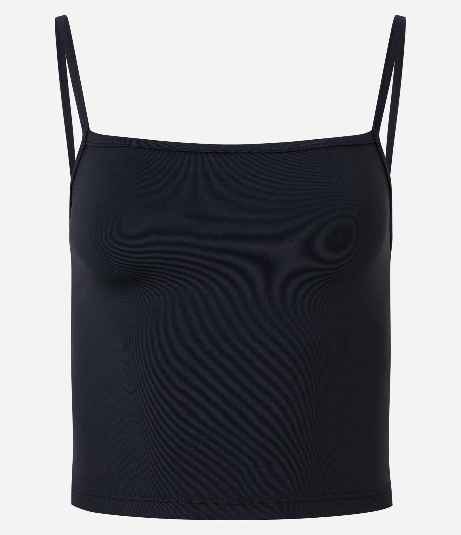 Blusa Cropped de Alcinha em Poliamida Preto 4