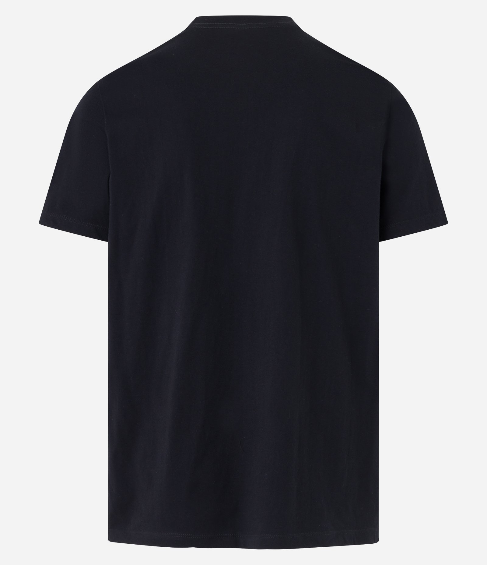 Camiseta Regular em Algodão com Estampa de Sol e Mar em Relevo Preto 4