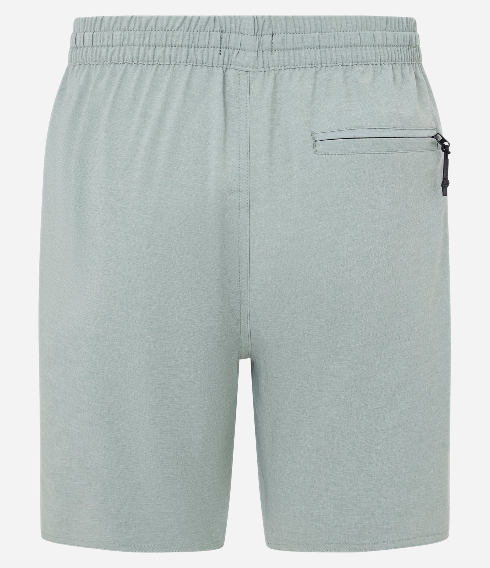 Bermuda Mescla com Cós Elástico e Amarração Cinza Esverdeado 6