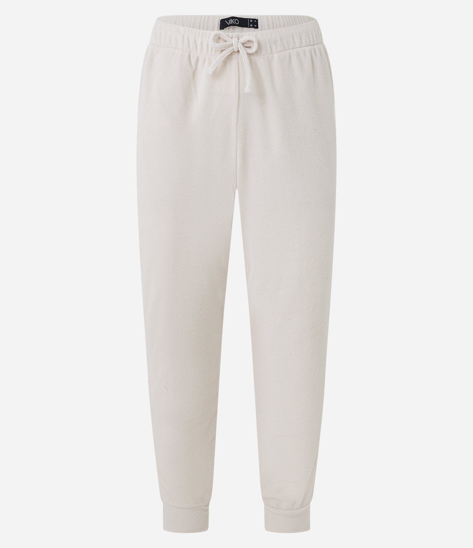 Pijama Longo em Fleece com Textura e Manga Longa Bege 8