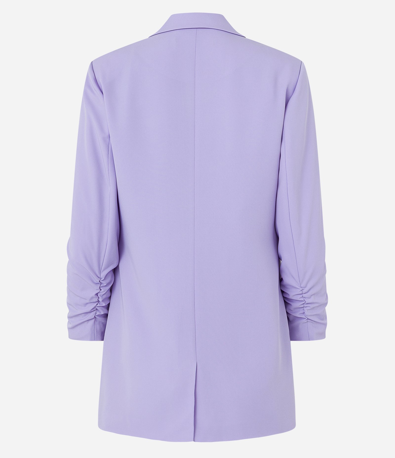 Blazer Alongado de Alfaiataria em Crepe com Franzido nas Mangas 7