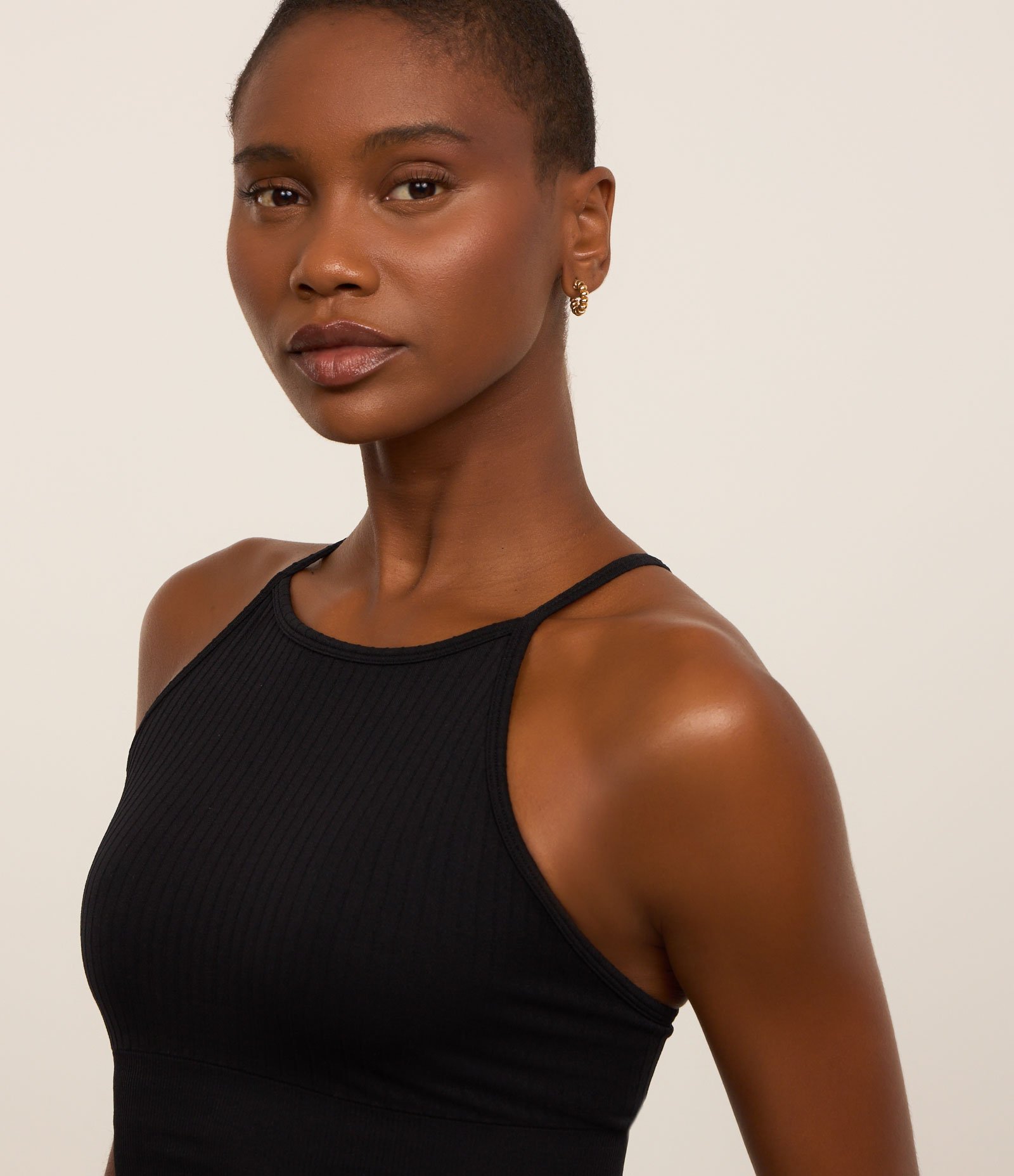 Top Esportivo em Poliamida com Textura Canelada sem Costura 1