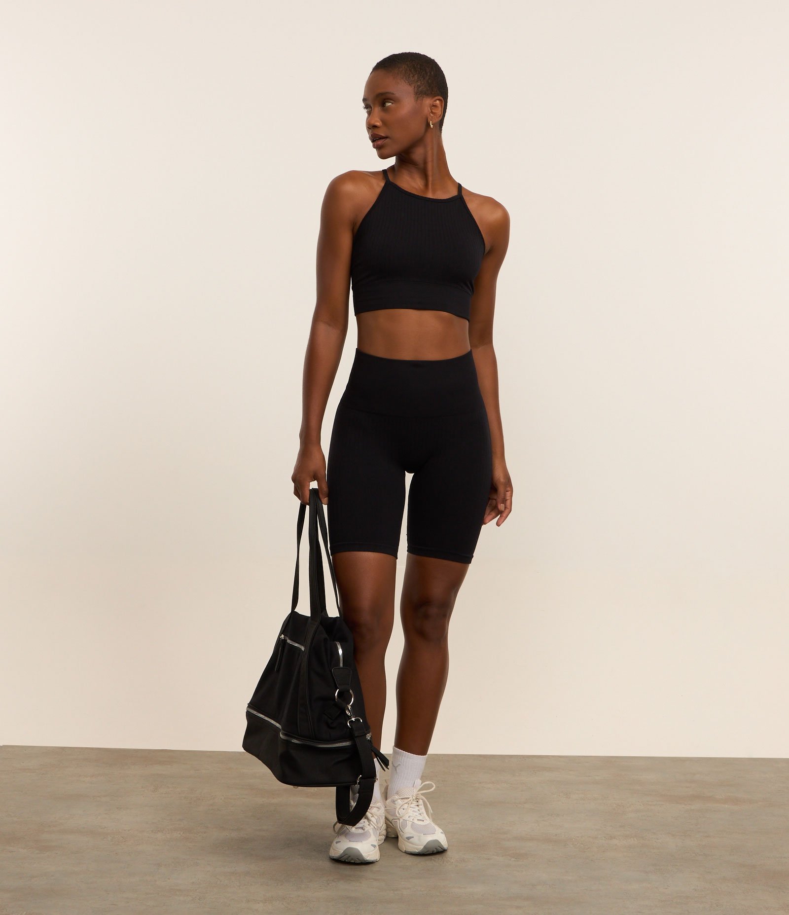 Top Esportivo em Poliamida com Textura Canelada sem Costura 3