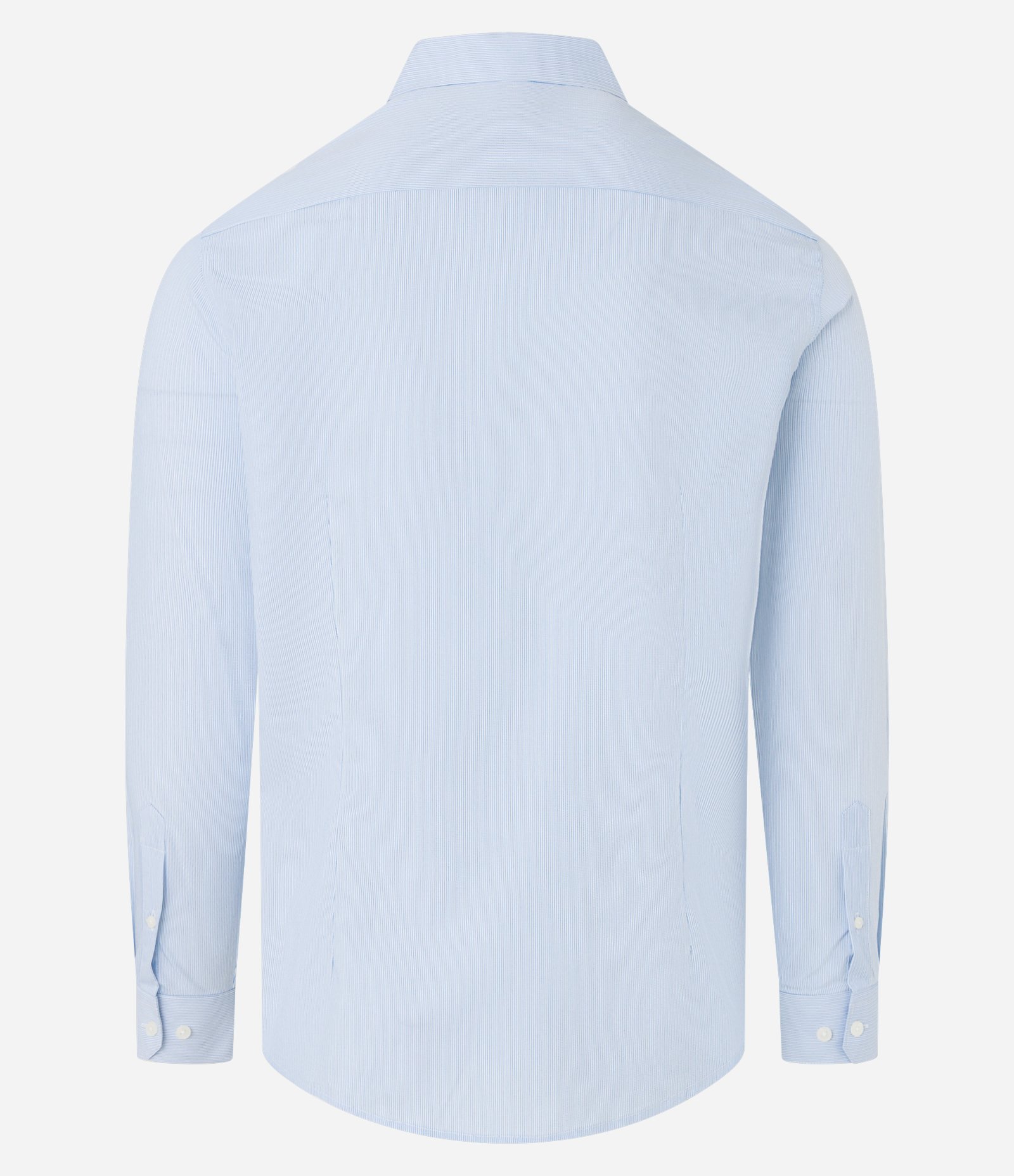 Camisa com Fibra de Bambu Maquinetada com Listras Azul 6