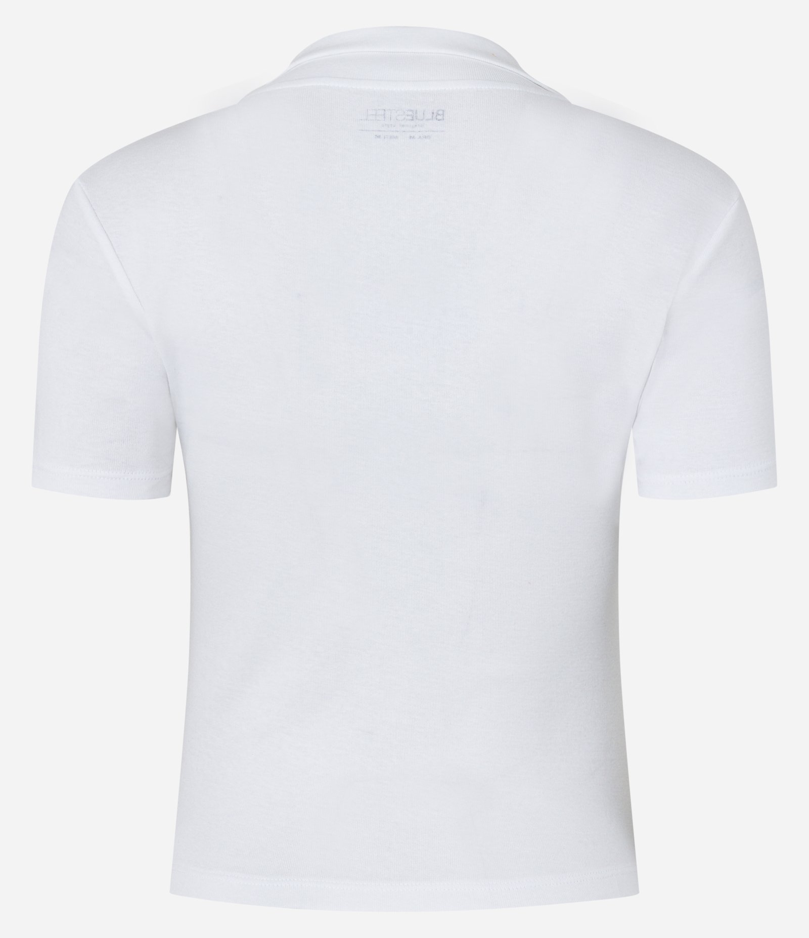 Blusa Polo Cropped em meia malha e Manga Curta 2