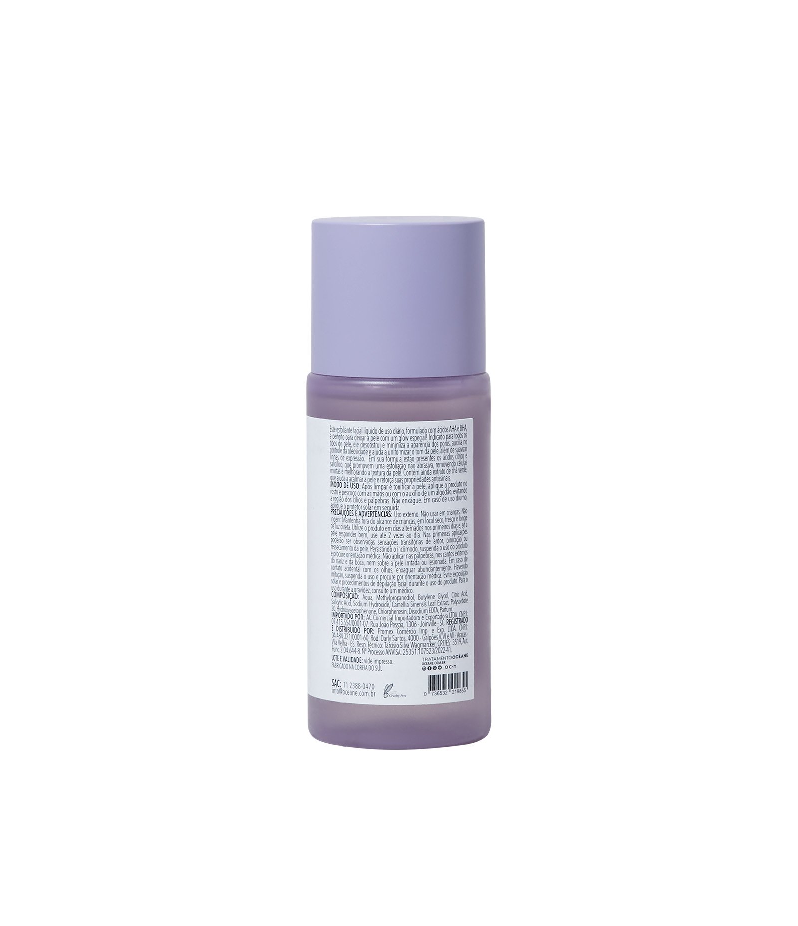 Esfoliante Facial Líquido Oceane 100ml 2