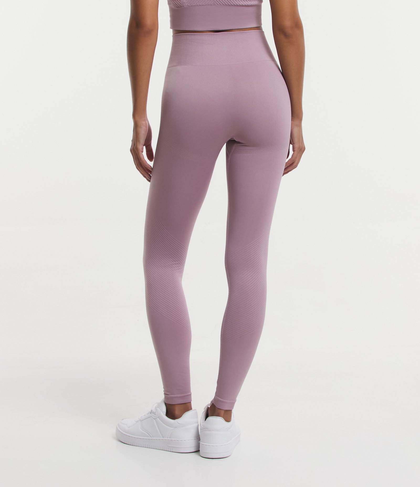 Calça Legging Esportiva Texturizada e Sem Costura 3