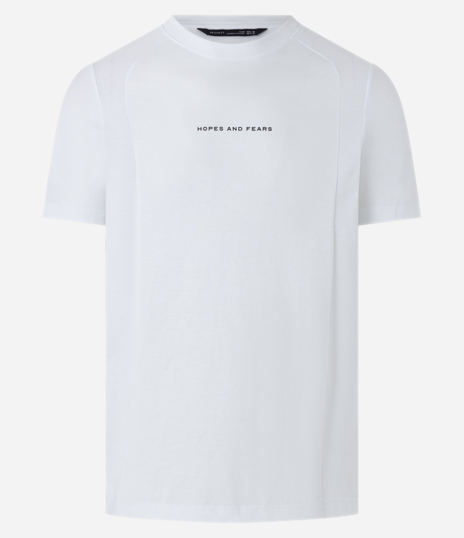 Camiseta em Algodão com Lettering Hopes and Fears Branco 3